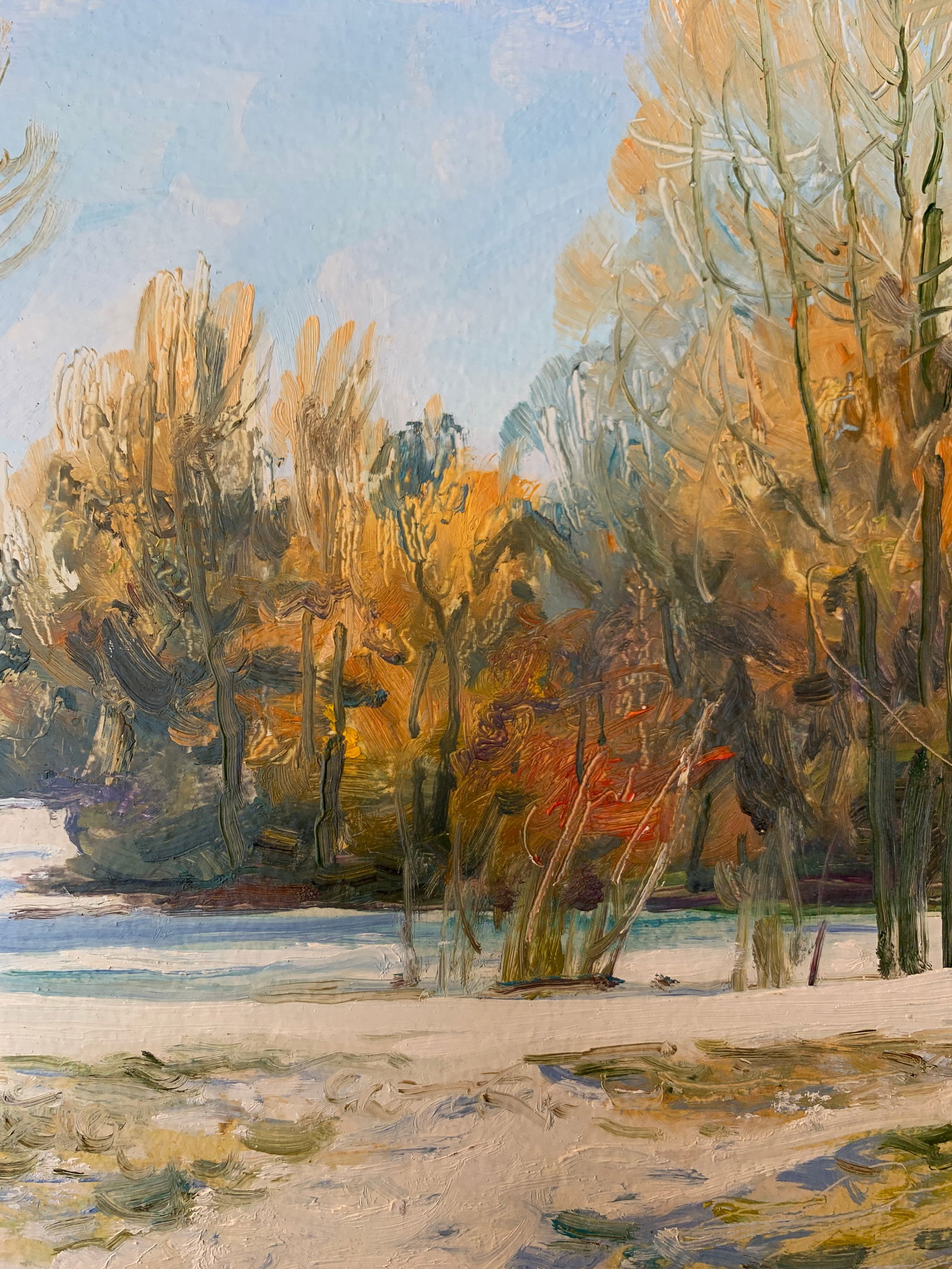 Oil painting Winter Oleksandr Oleksandrovich Nazarenko - 6