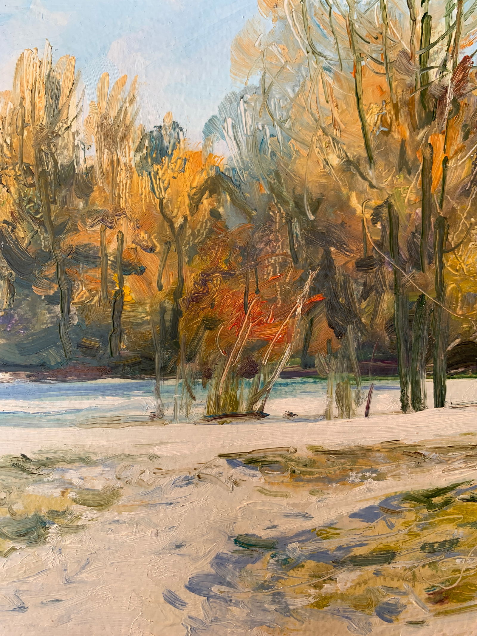 Oil painting Winter Oleksandr Oleksandrovich Nazarenko - 7