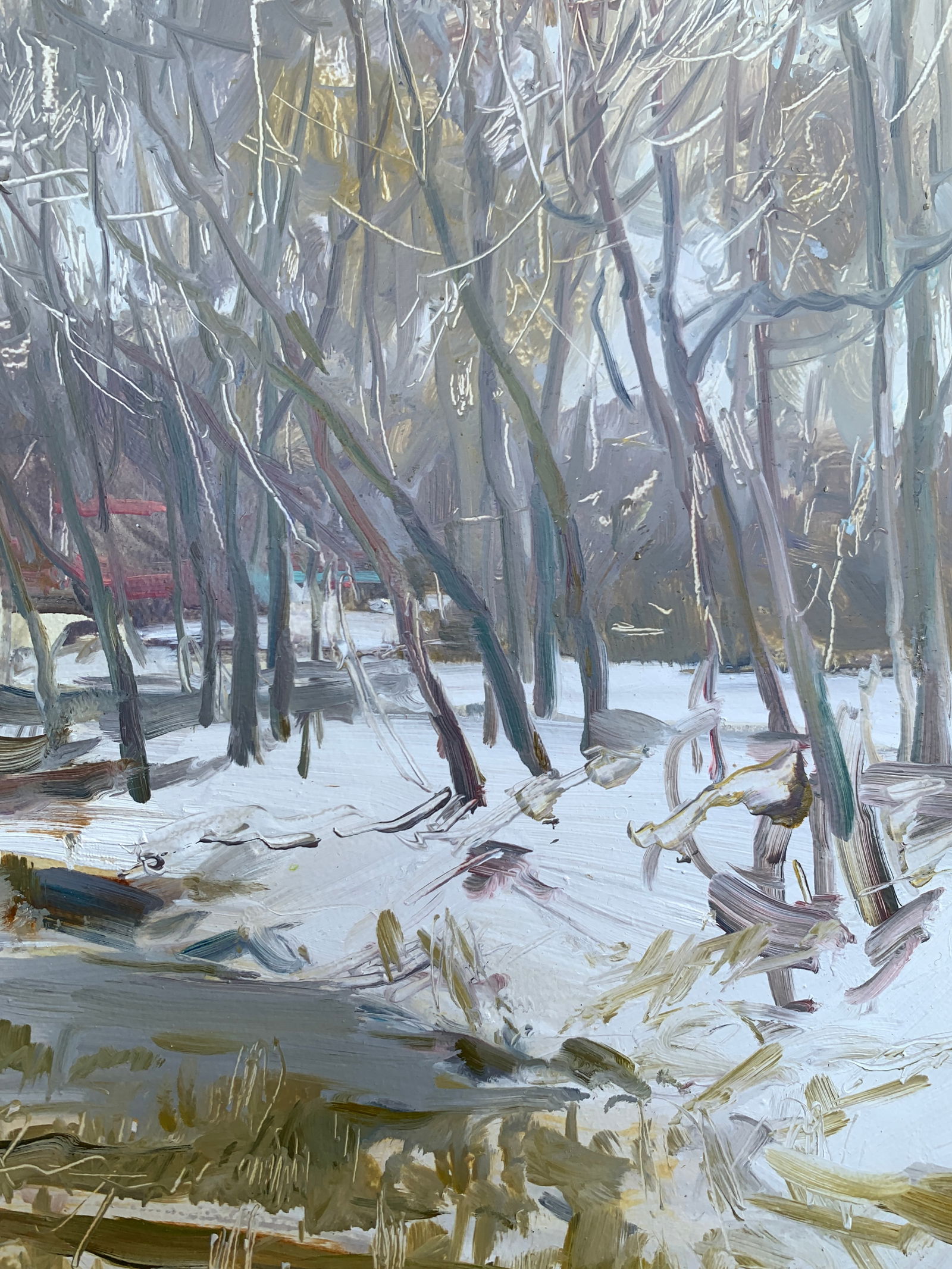 Oil painting Near the lake Oleksandr Oleksandrovich Nazarenko - 11