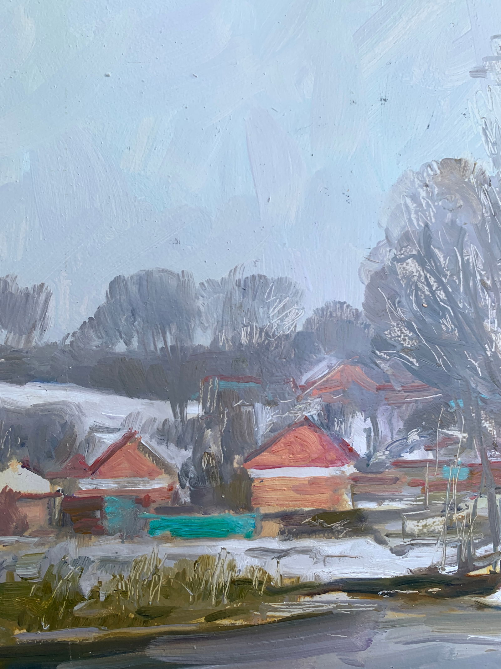 Oil painting Near the lake Oleksandr Oleksandrovich Nazarenko - 4