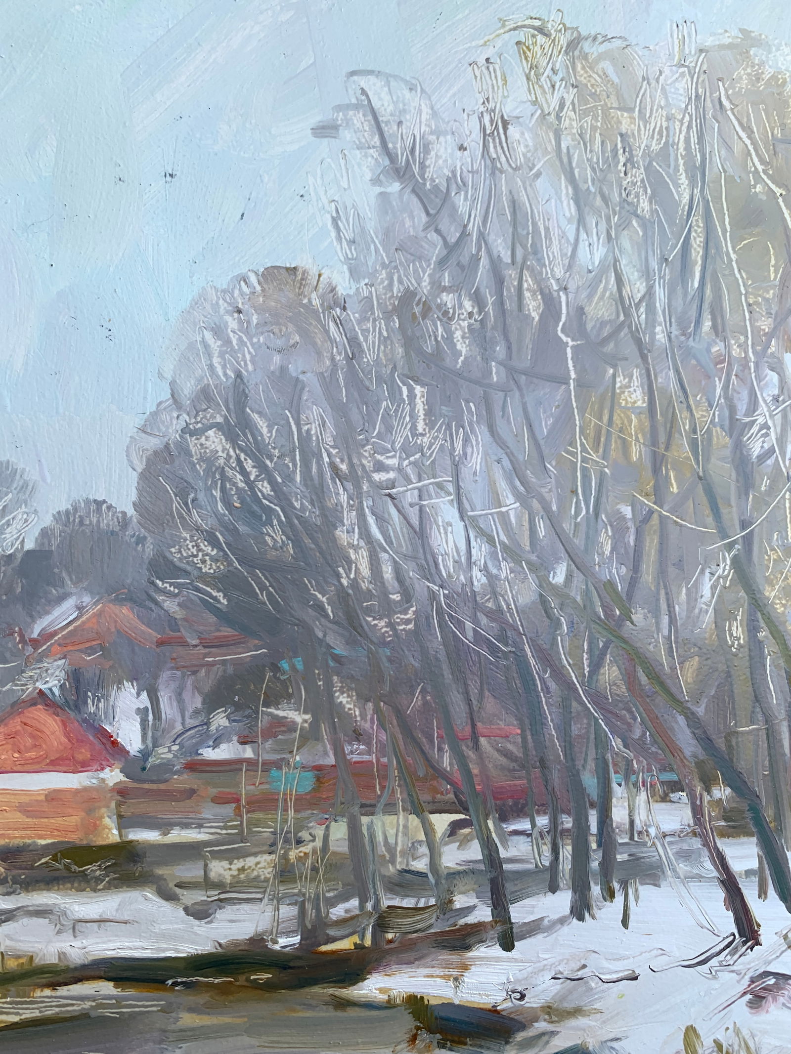 Oil painting Near the lake Oleksandr Oleksandrovich Nazarenko - 6