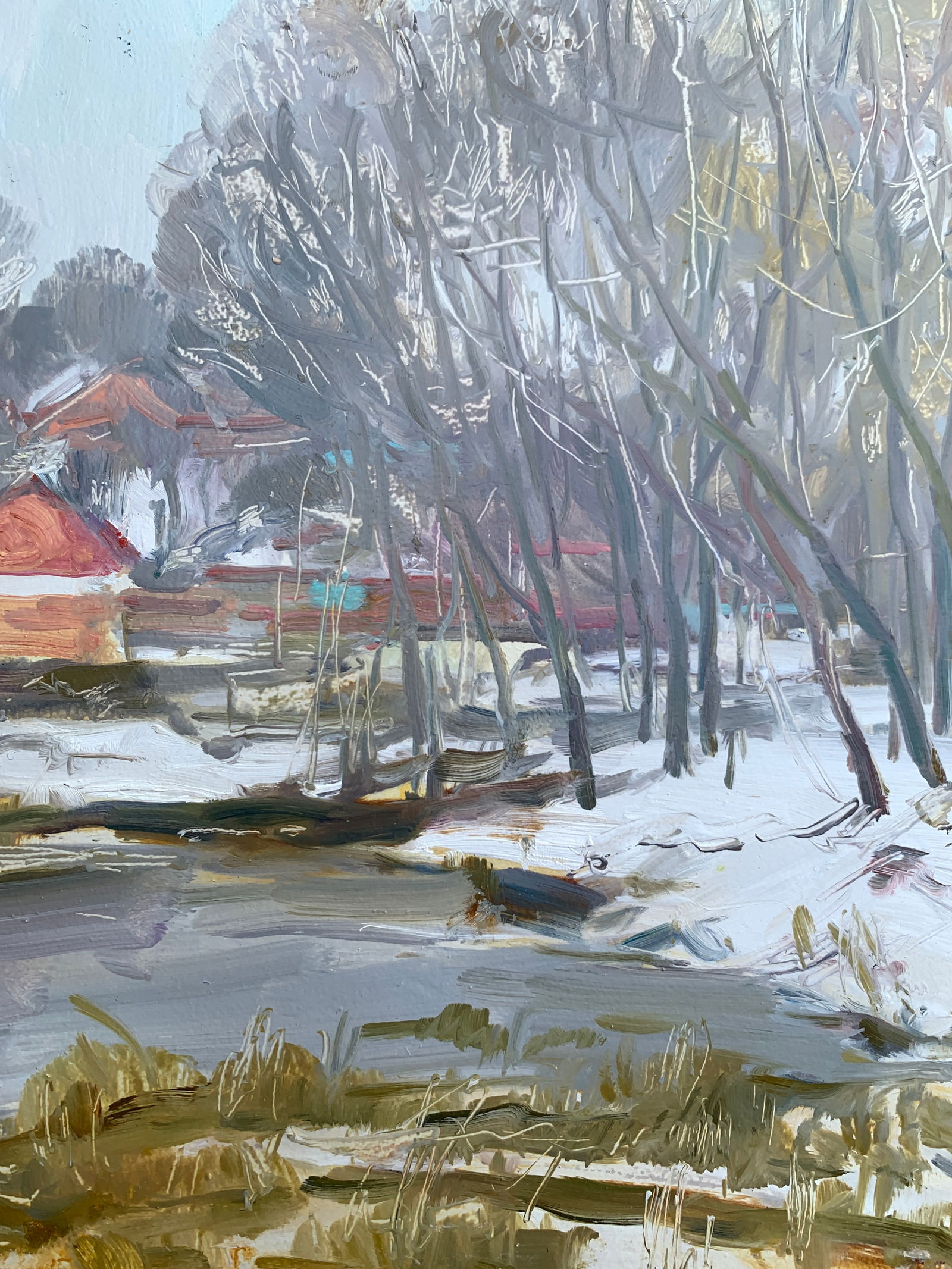 Oil painting Near the lake Oleksandr Oleksandrovich Nazarenko - 7