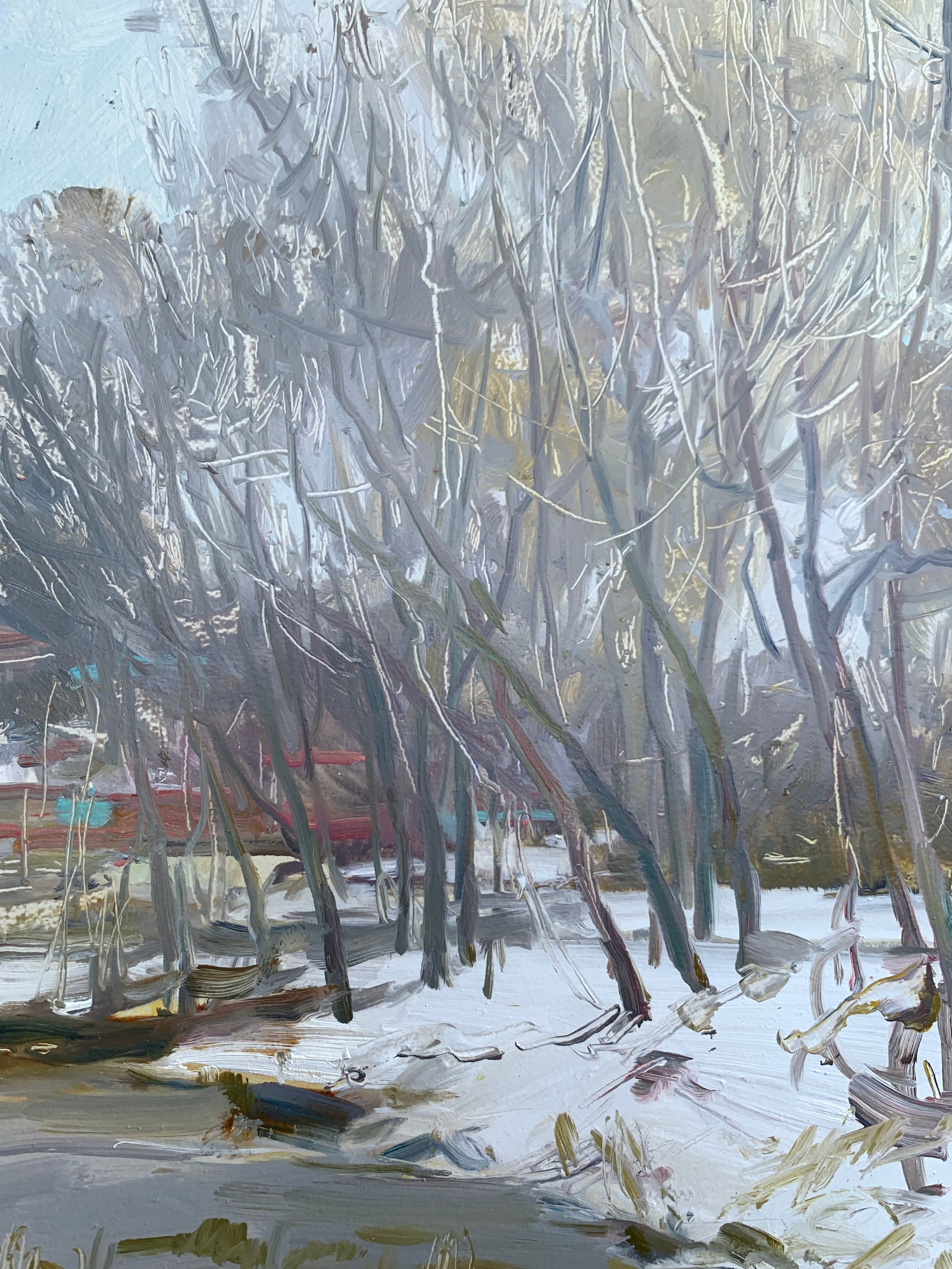 Oil painting Near the lake Oleksandr Oleksandrovich Nazarenko - 8