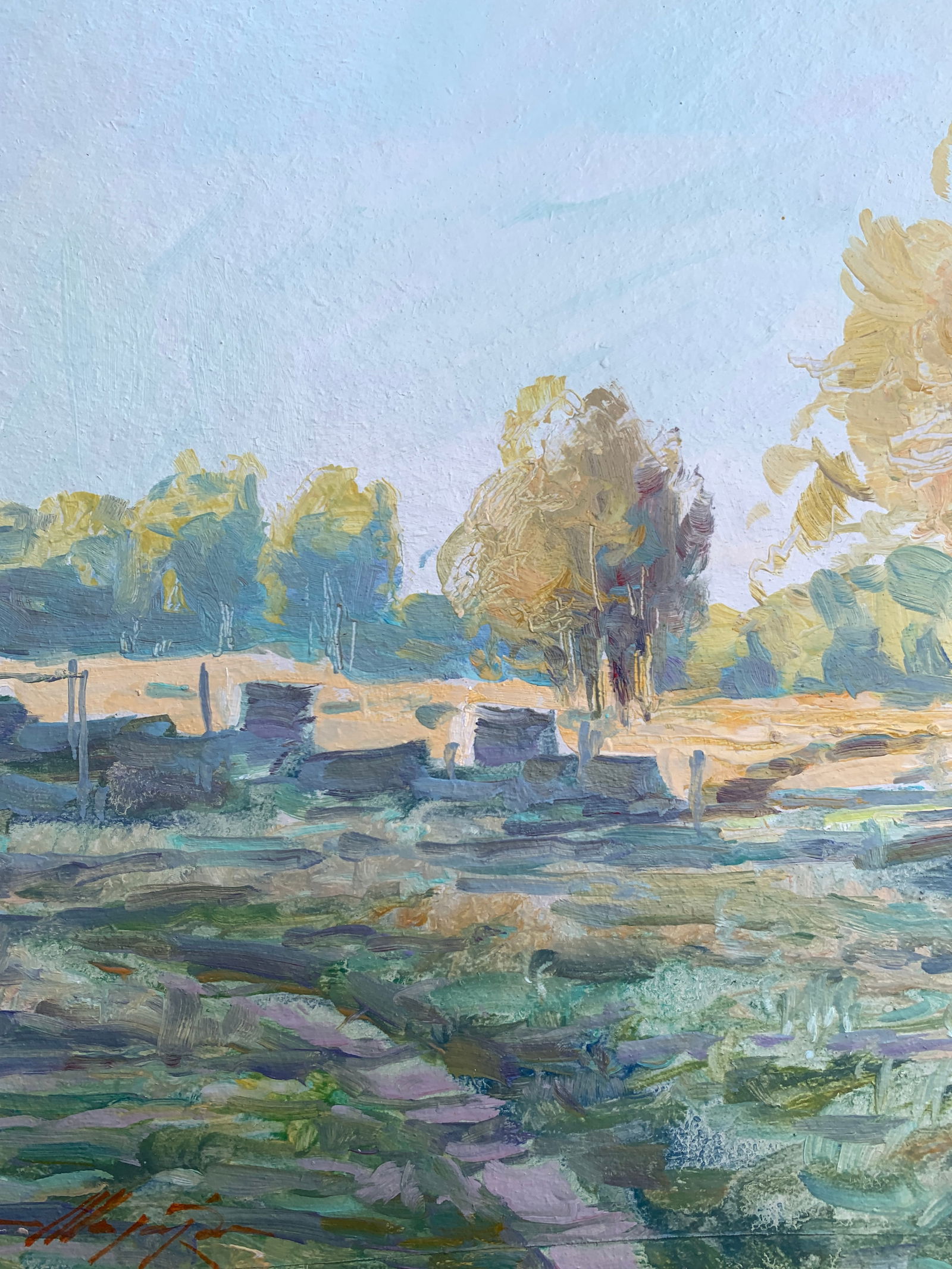 Oil painting Evening Oleksandr Oleksandrovich Nazarenko - 5