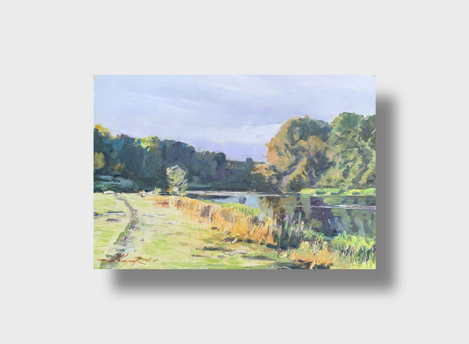 Oil painting Evening Oleksandr Oleksandrovich Nazarenko - 11