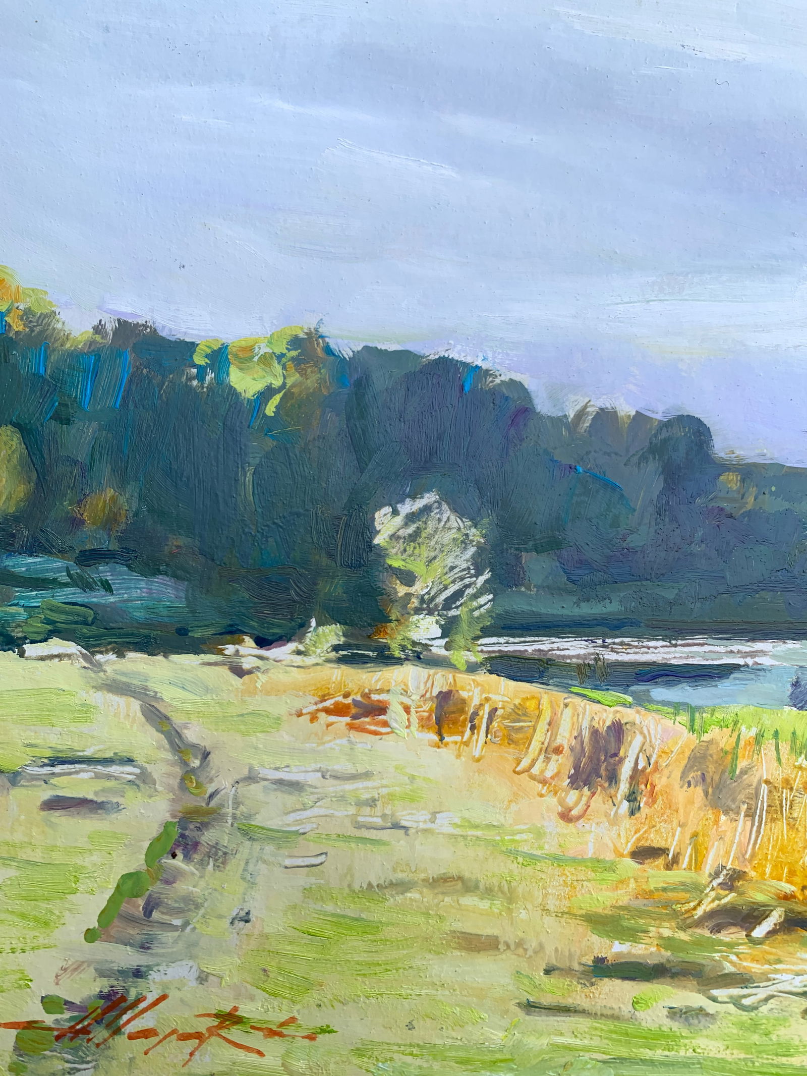 Oil painting Evening Oleksandr Oleksandrovich Nazarenko - 3