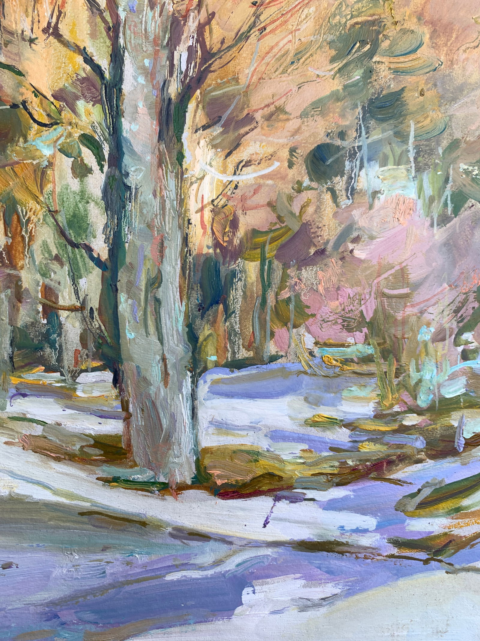 Oil painting Winter Oleksandr Oleksandrovich Nazarenko - 11