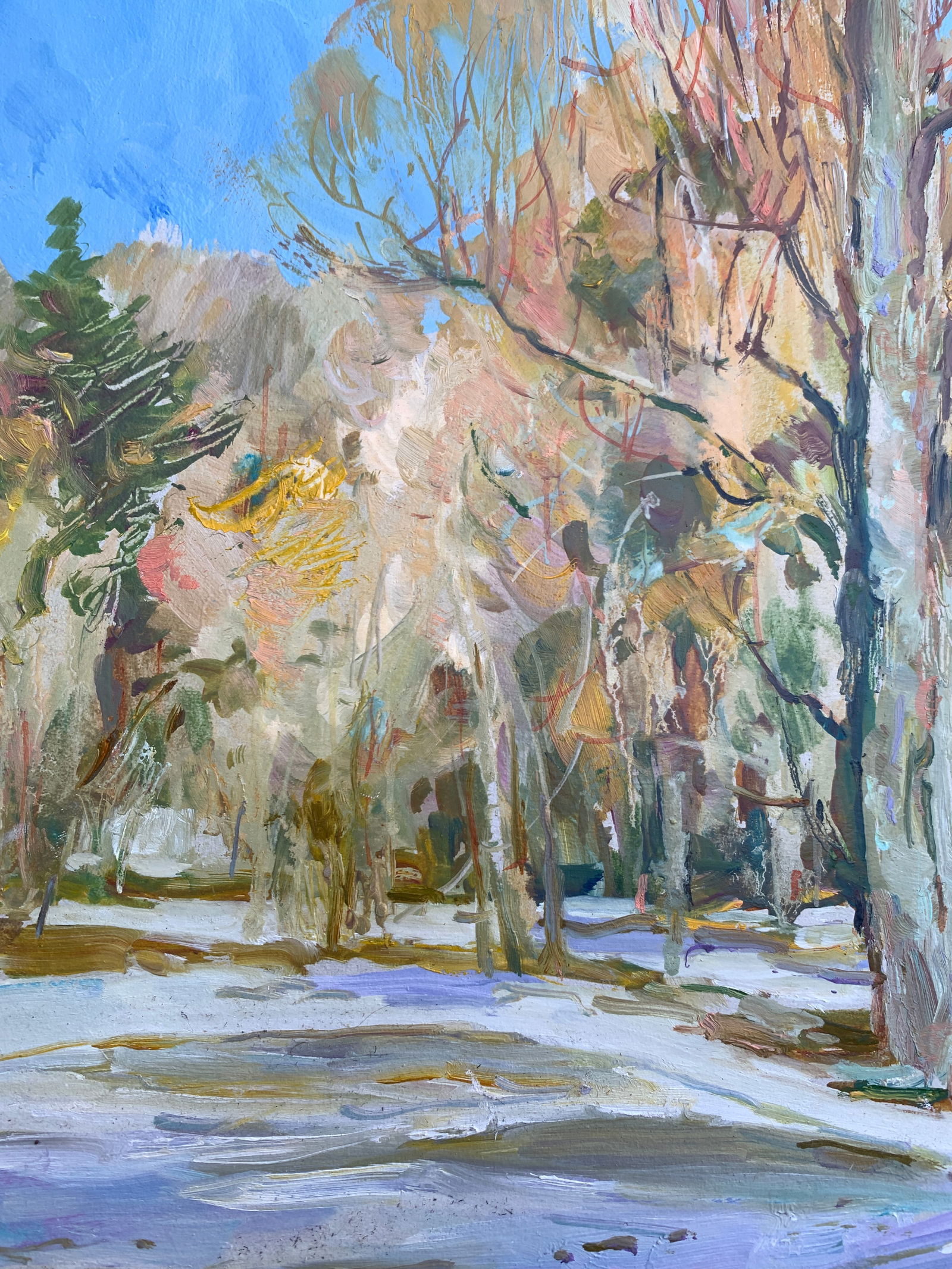 Oil painting Winter Oleksandr Oleksandrovich Nazarenko - 4