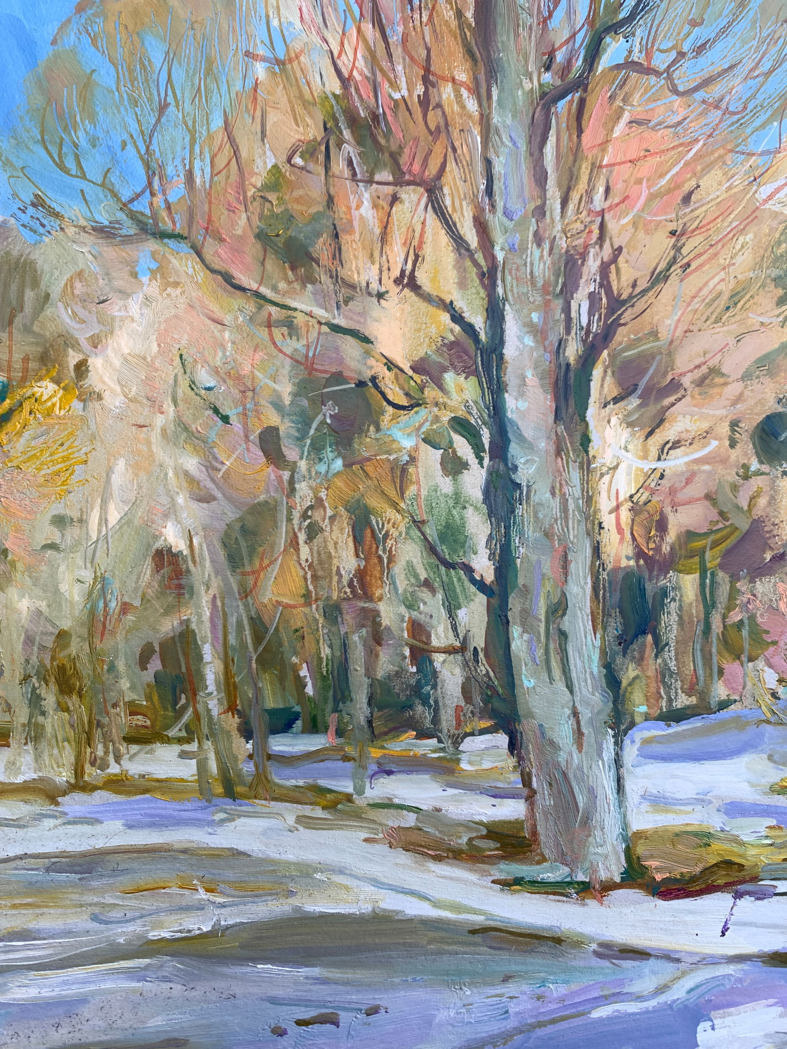 Oil painting Winter Oleksandr Oleksandrovich Nazarenko - 6