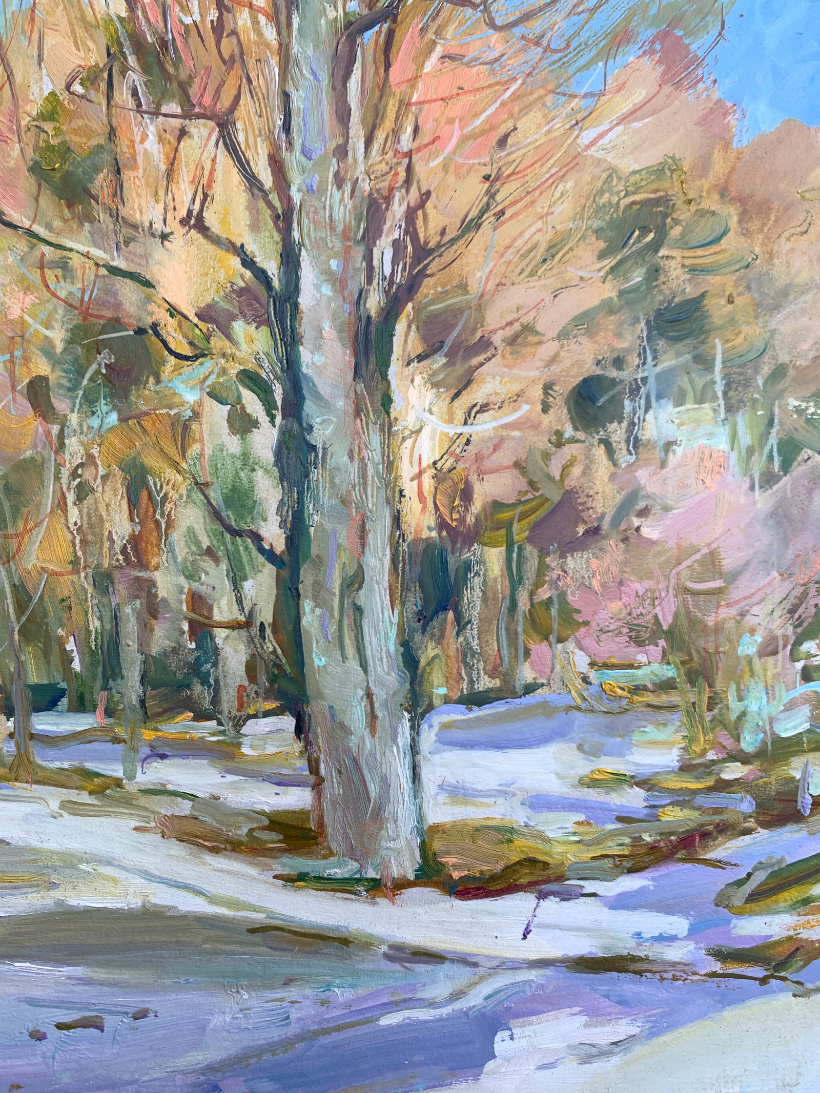 Oil painting Winter Oleksandr Oleksandrovich Nazarenko - 9