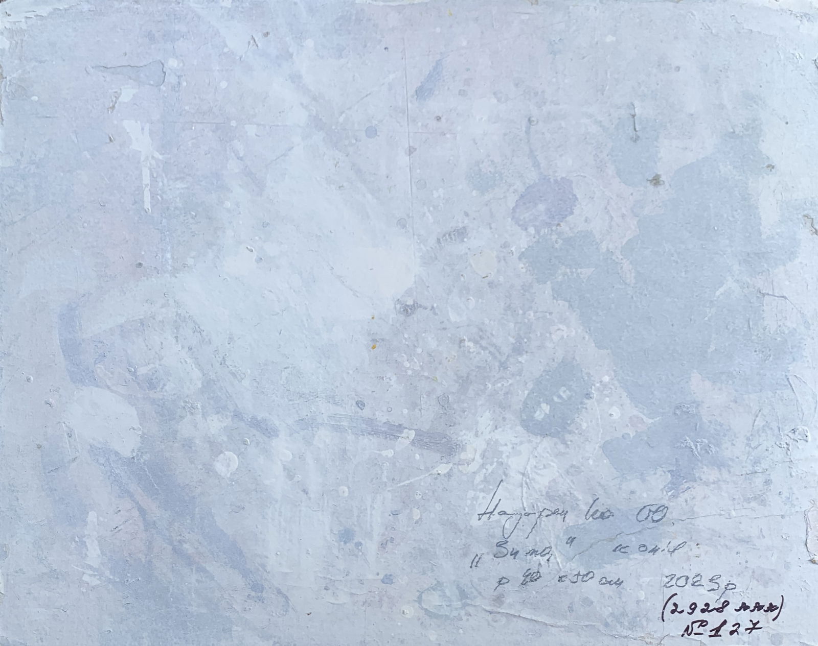 Oil painting Winter forest Oleksandr Oleksandrovich Nazarenko - 3