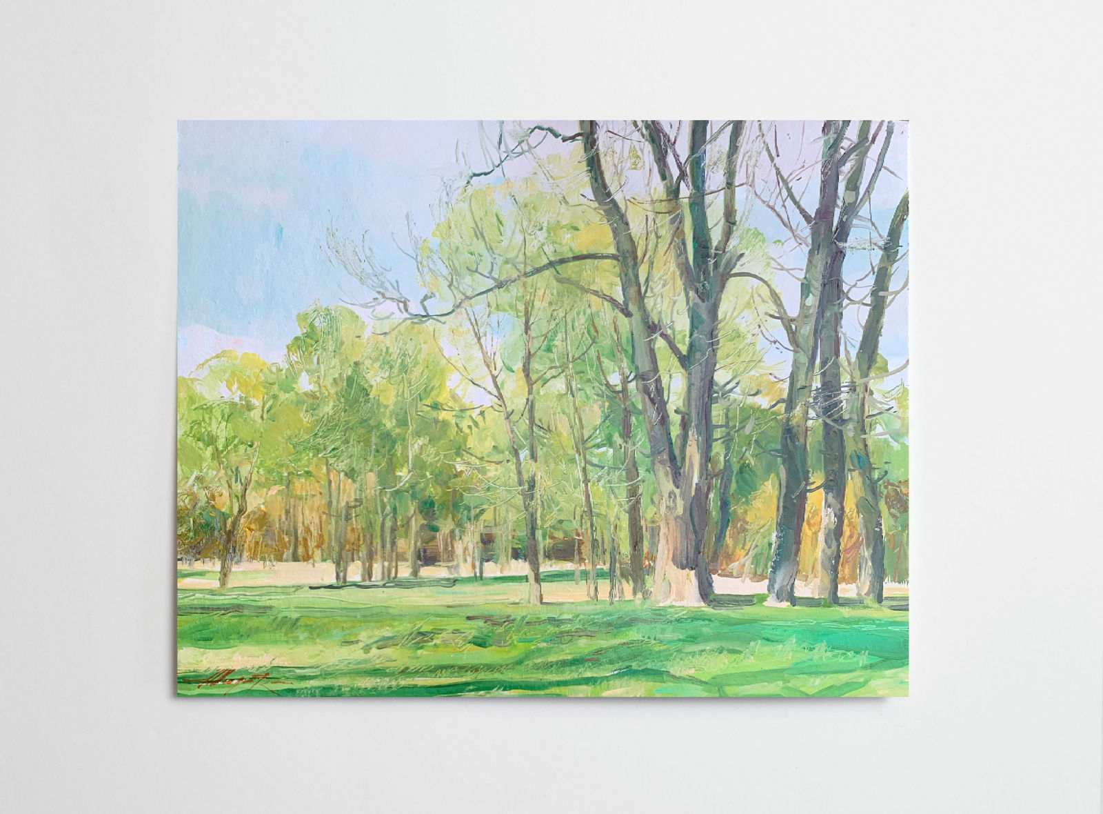 Oil painting April Oleksandr Oleksandrovich Nazarenko - 2