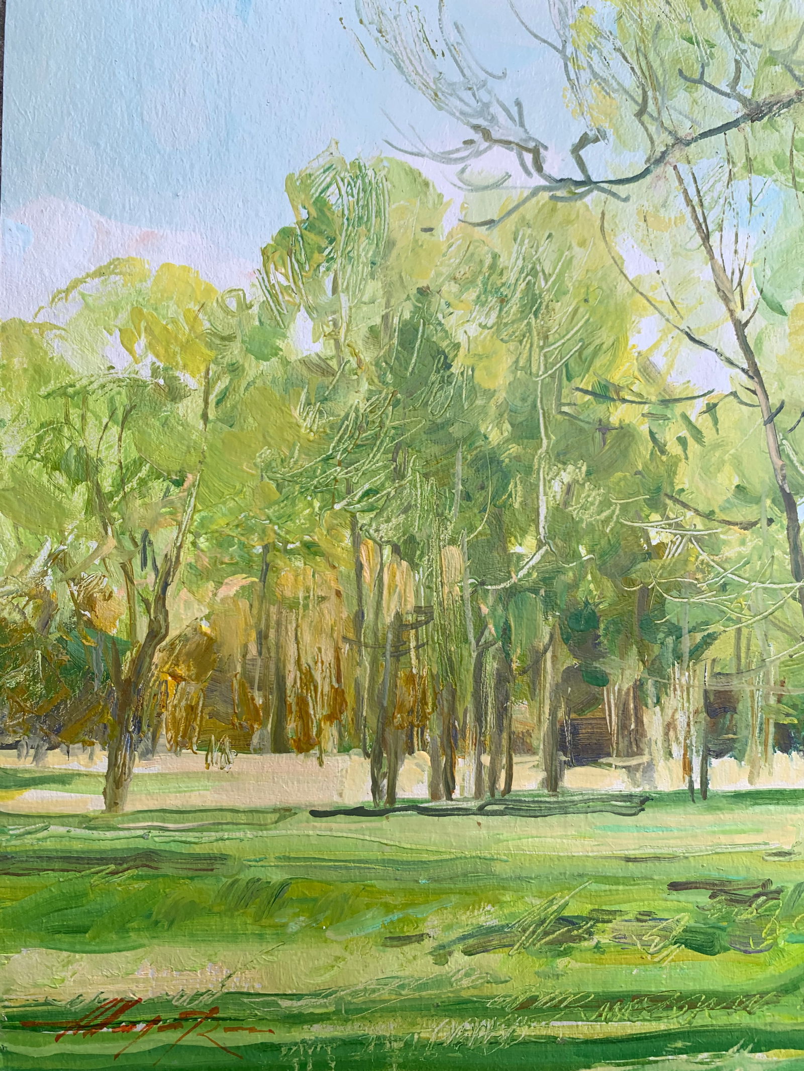 Oil painting April Oleksandr Oleksandrovich Nazarenko - 5