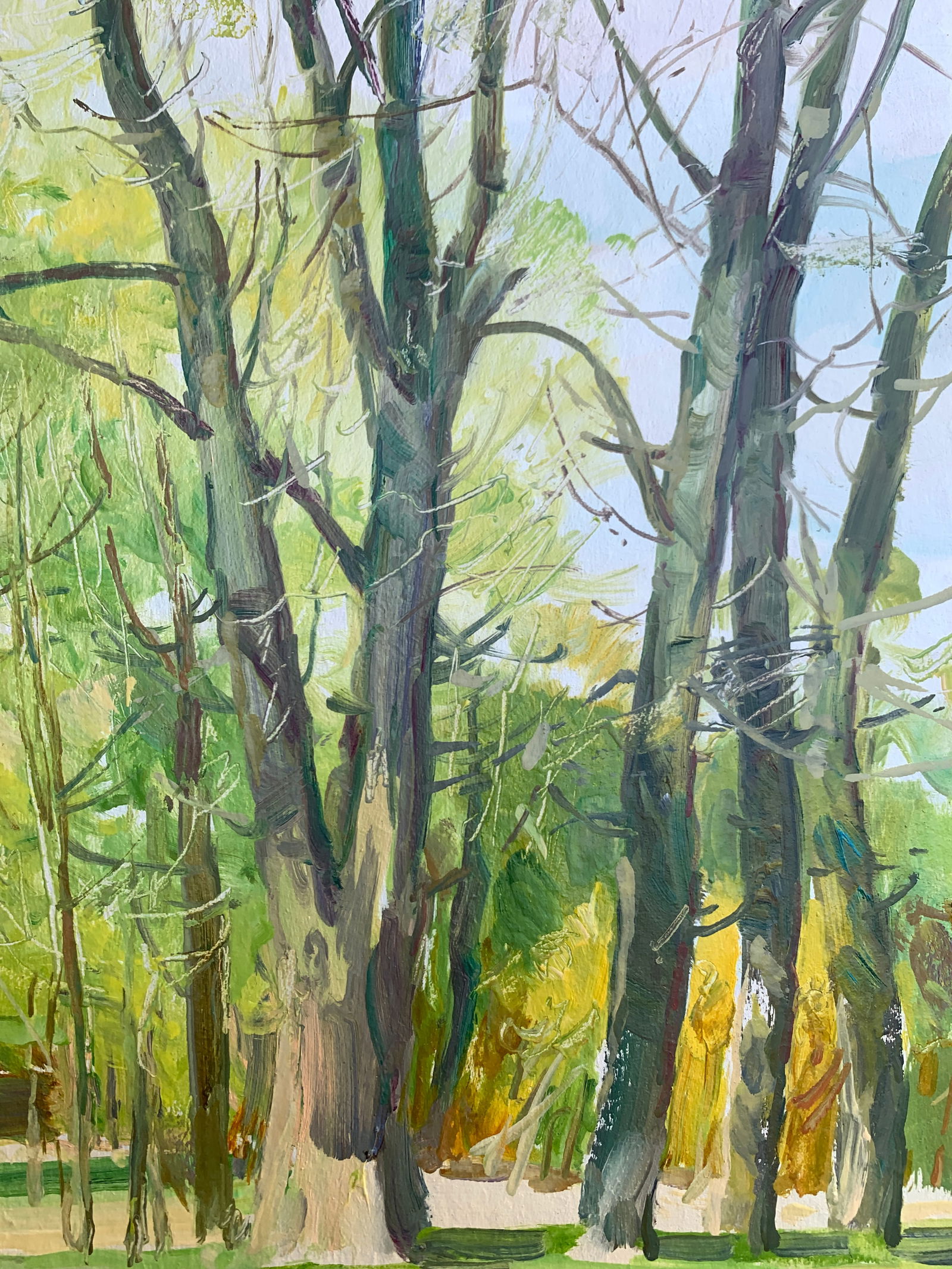 Oil painting April Oleksandr Oleksandrovich Nazarenko - 9