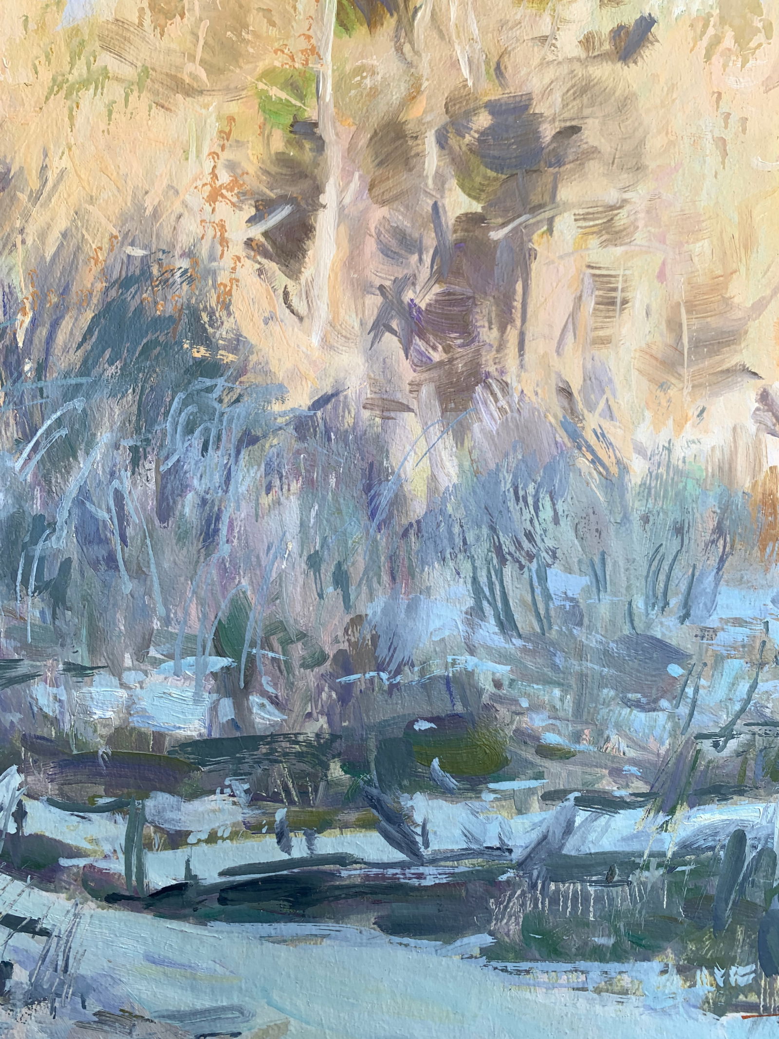 Oil painting A frosty day. Sun Oleksandr Oleksandrovich Nazarenko - 6