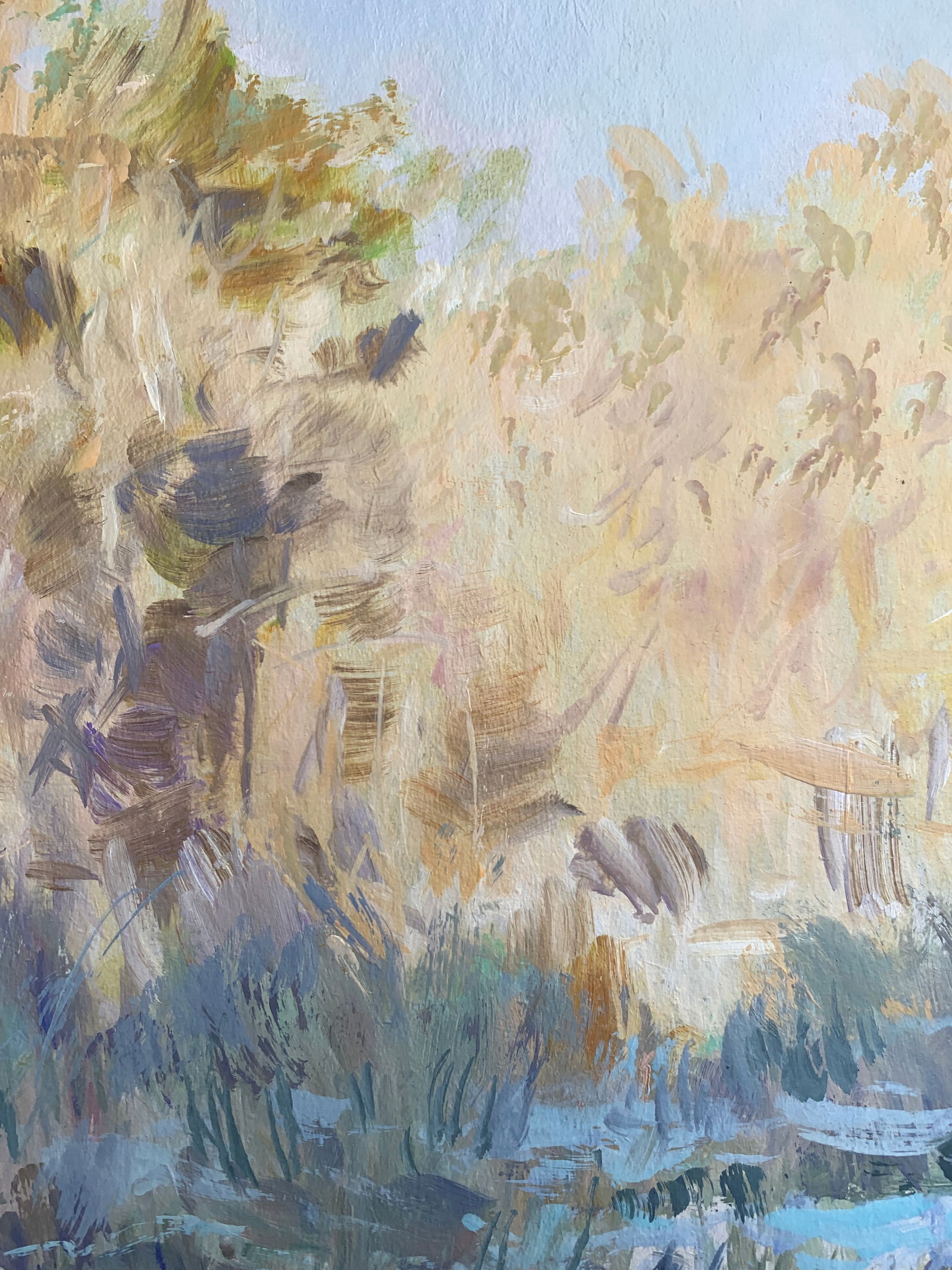 Oil painting A frosty day. Sun Oleksandr Oleksandrovich Nazarenko - 7