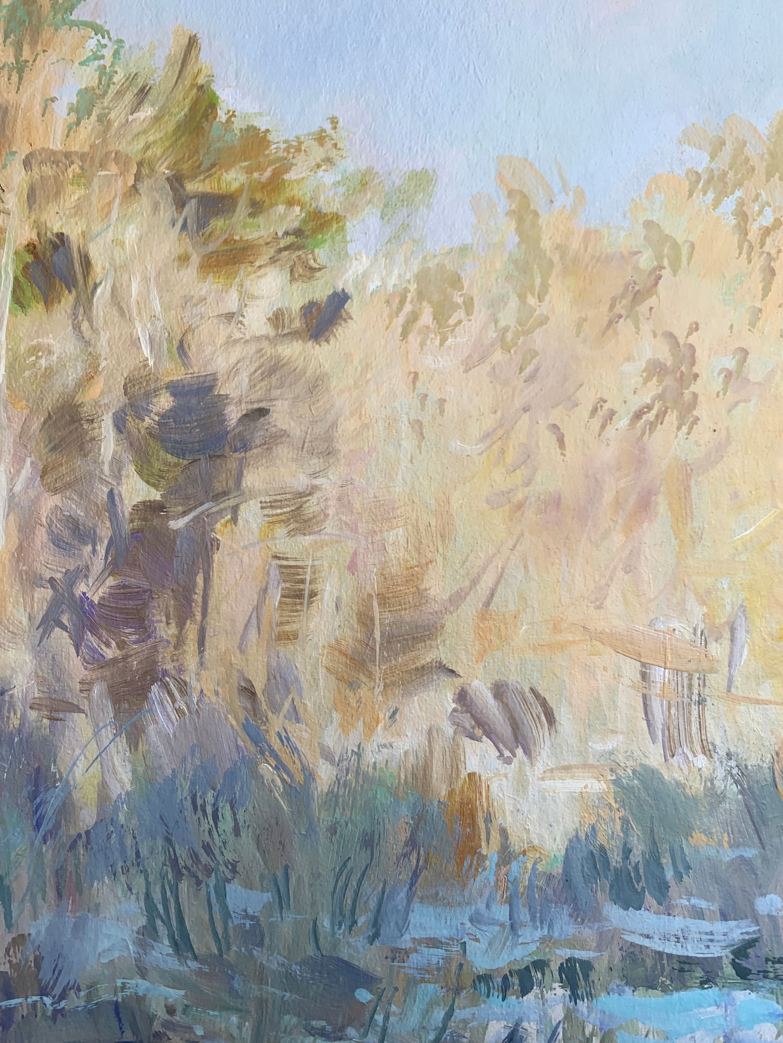 Oil painting A frosty day. Sun Oleksandr Oleksandrovich Nazarenko - 8