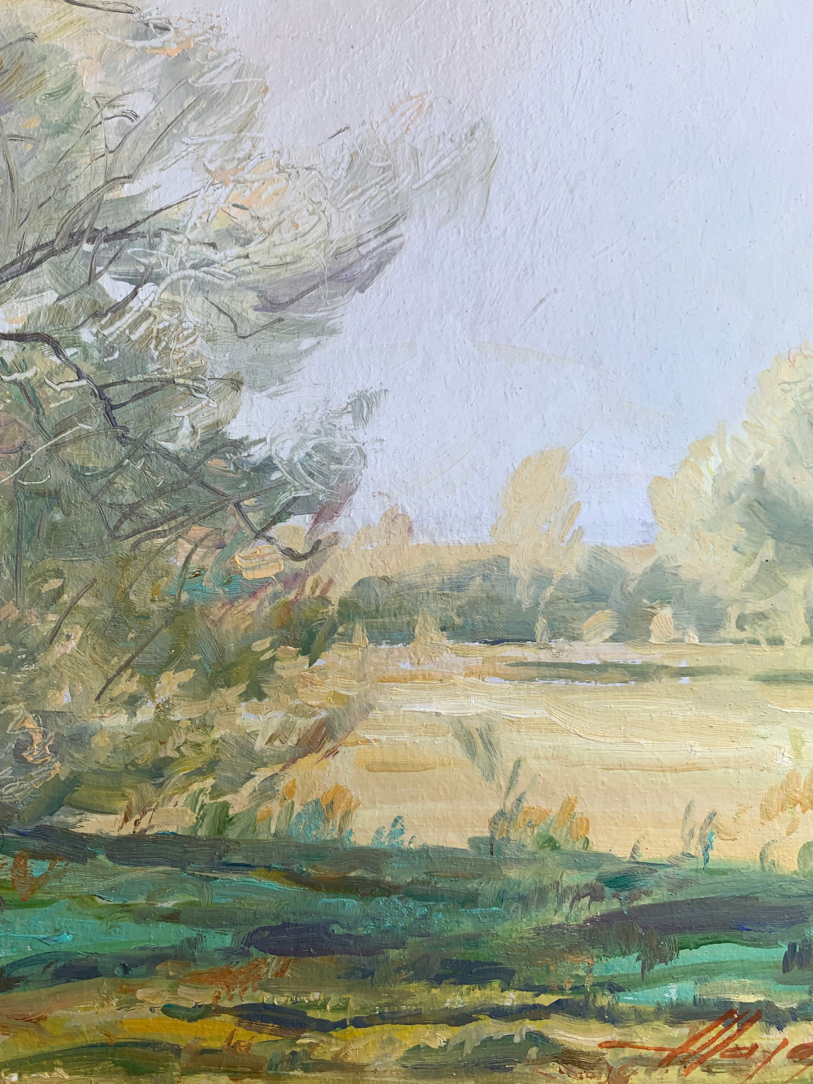 Oil painting Autumn day Oleksandr Oleksandrovich Nazarenko - 10