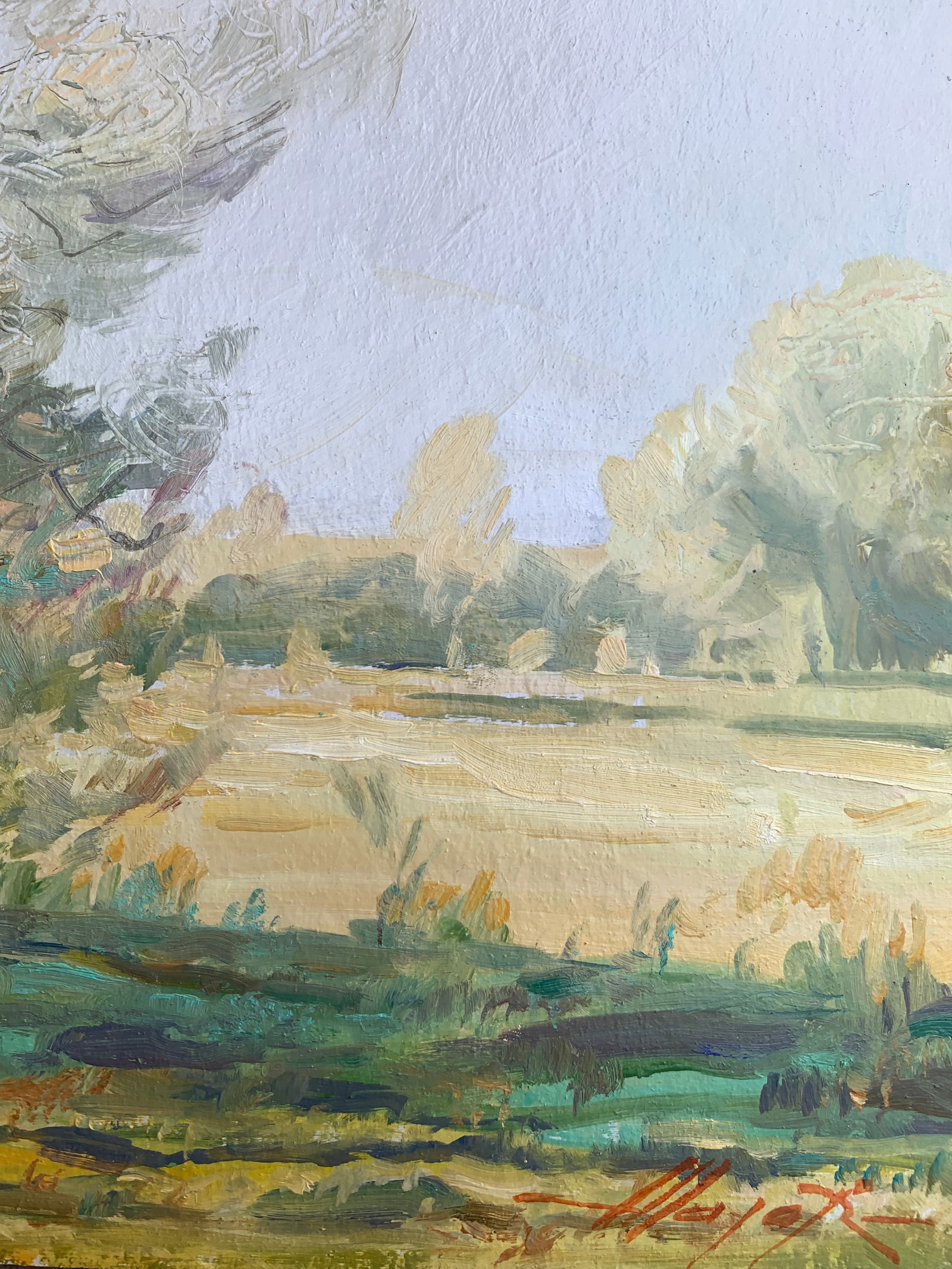 Oil painting Autumn day Oleksandr Oleksandrovich Nazarenko - 11