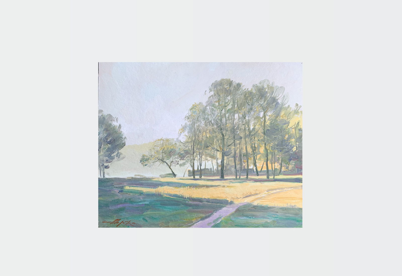 Oil painting Morning Oleksandr Oleksandrovich Nazarenko - 2