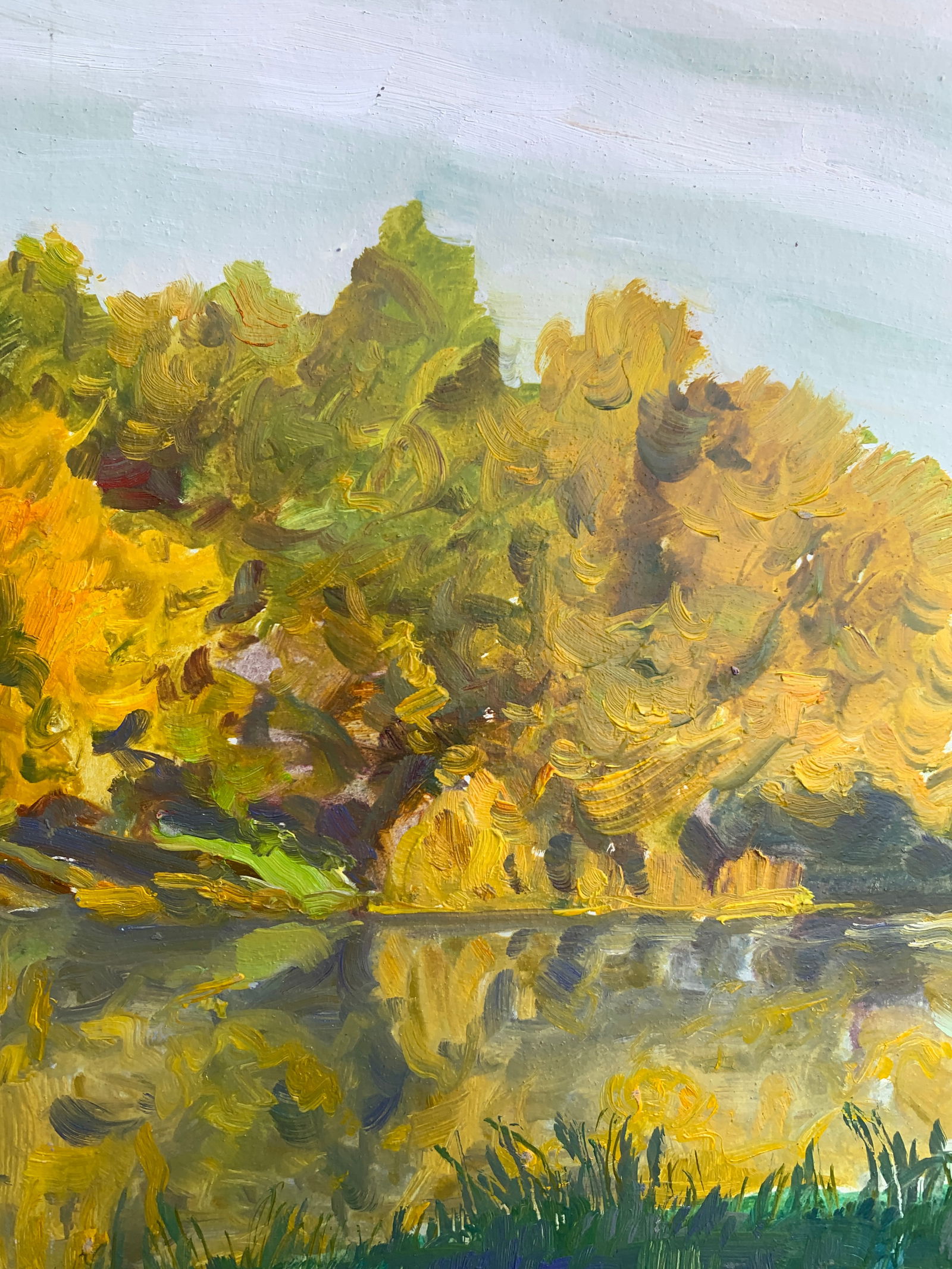 Oil painting Morning river Oleksandr Oleksandrovich Nazarenko - 4