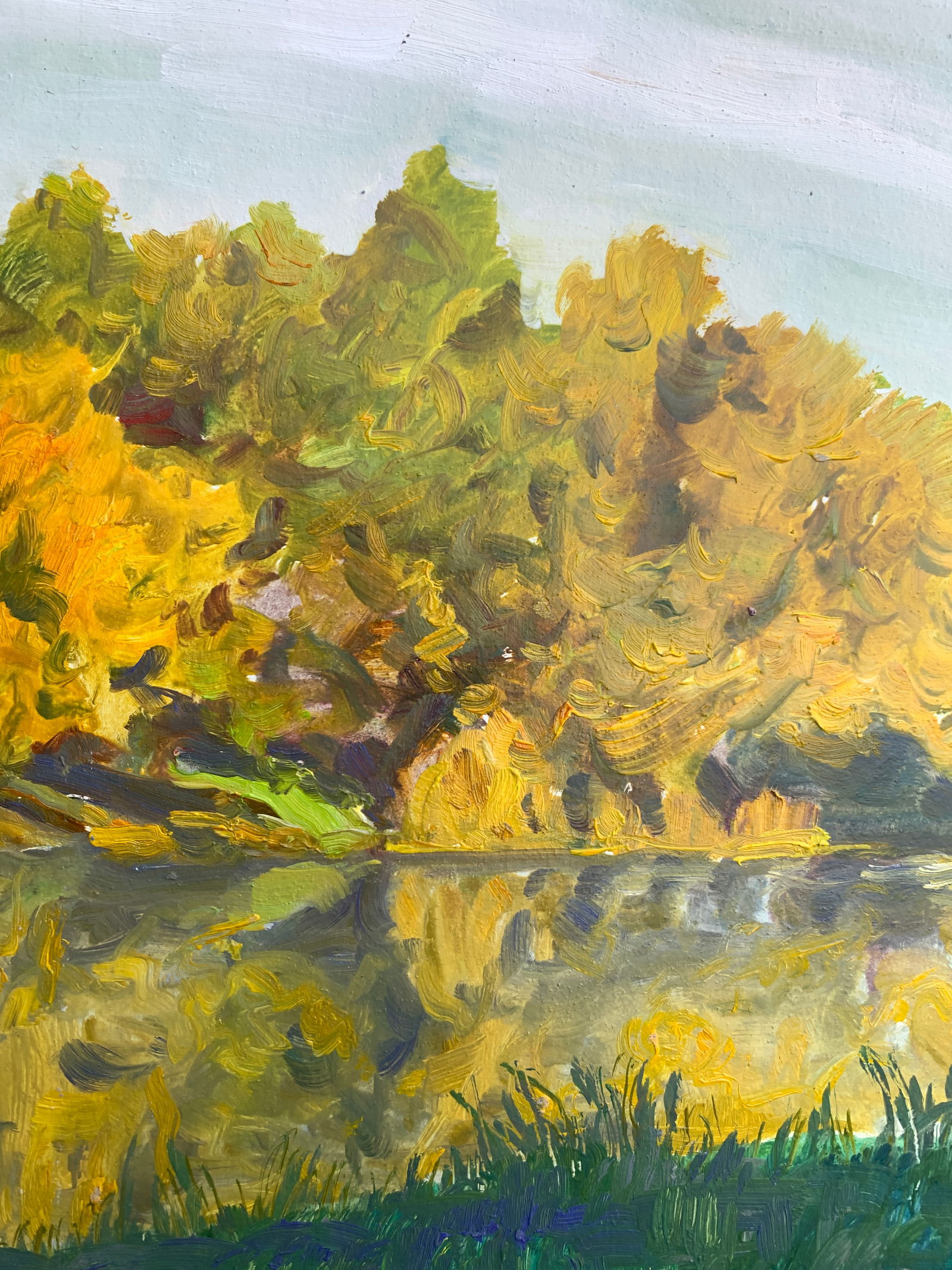 Oil painting Morning river Oleksandr Oleksandrovich Nazarenko - 5