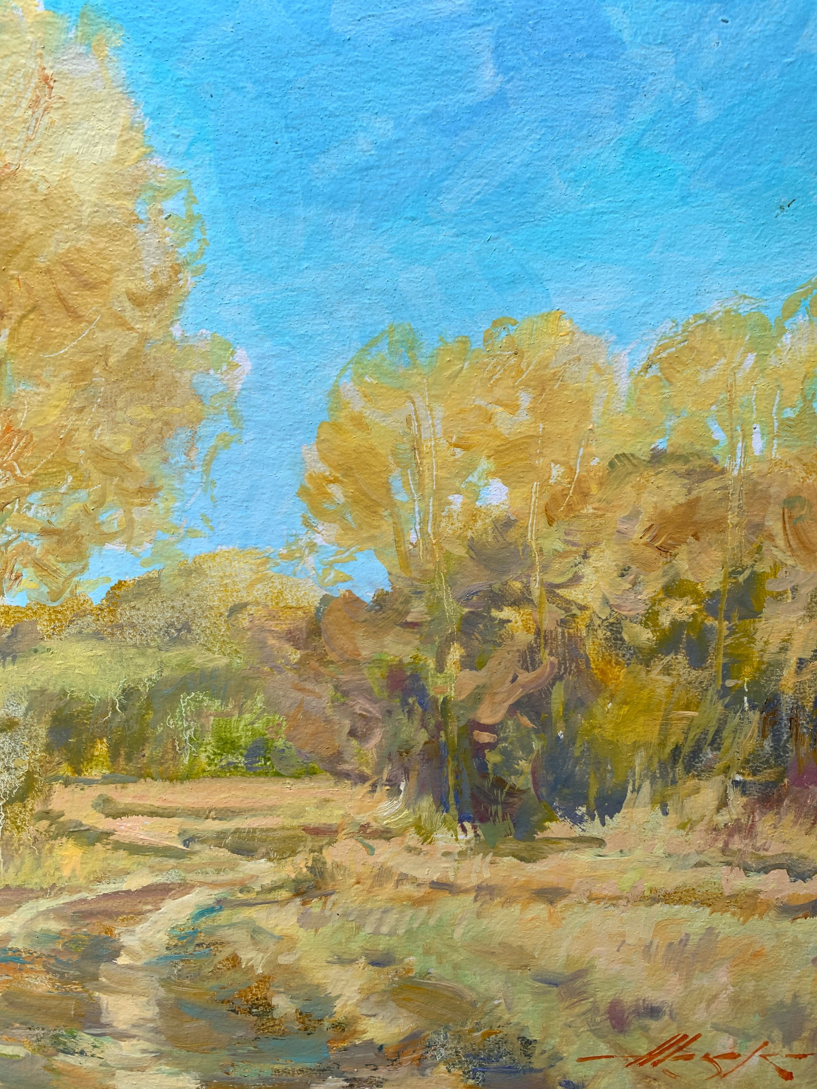 Oil painting A warm day Oleksandr Oleksandrovich Nazarenko - 10