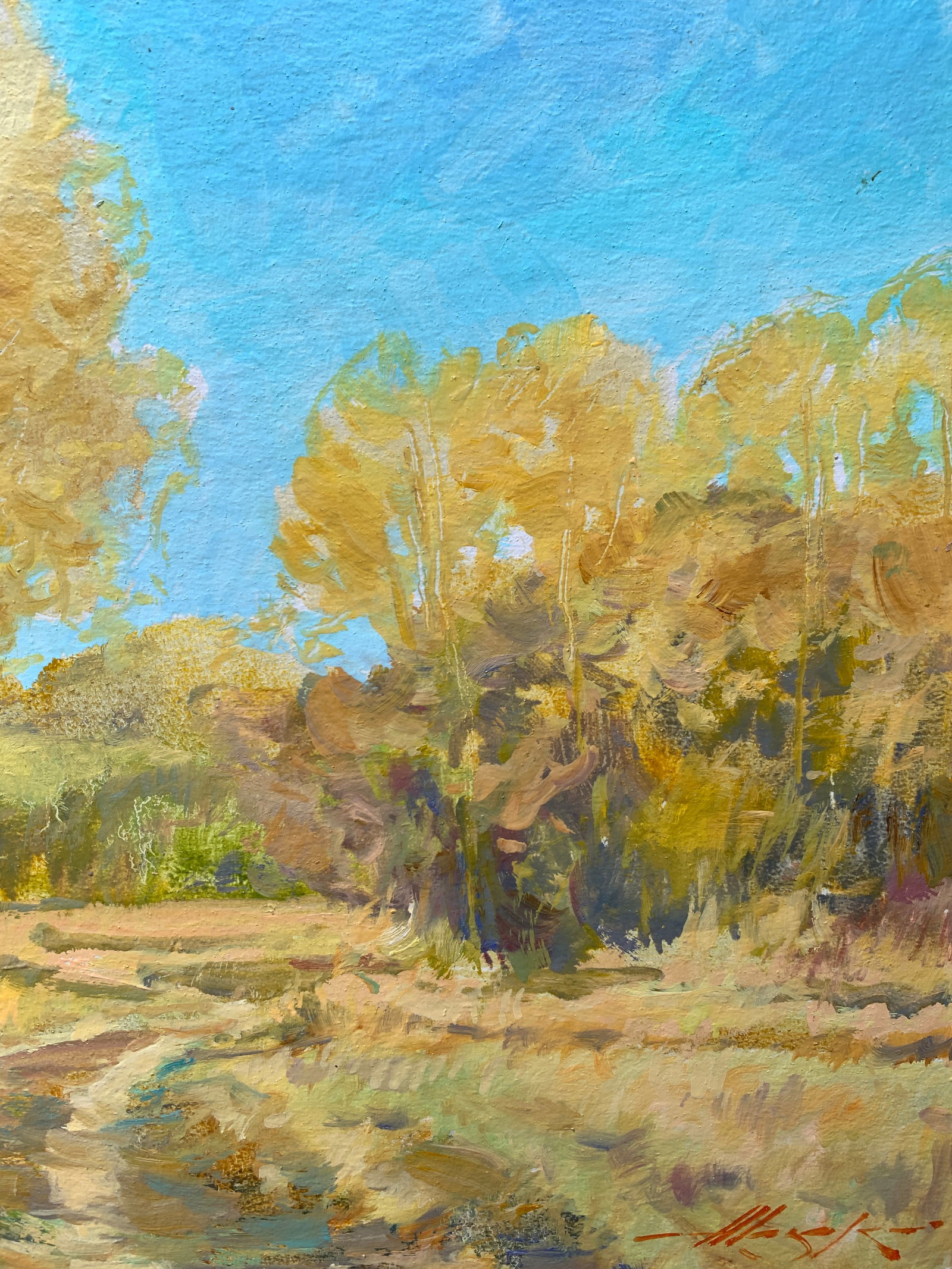 Oil painting A warm day Oleksandr Oleksandrovich Nazarenko - 11