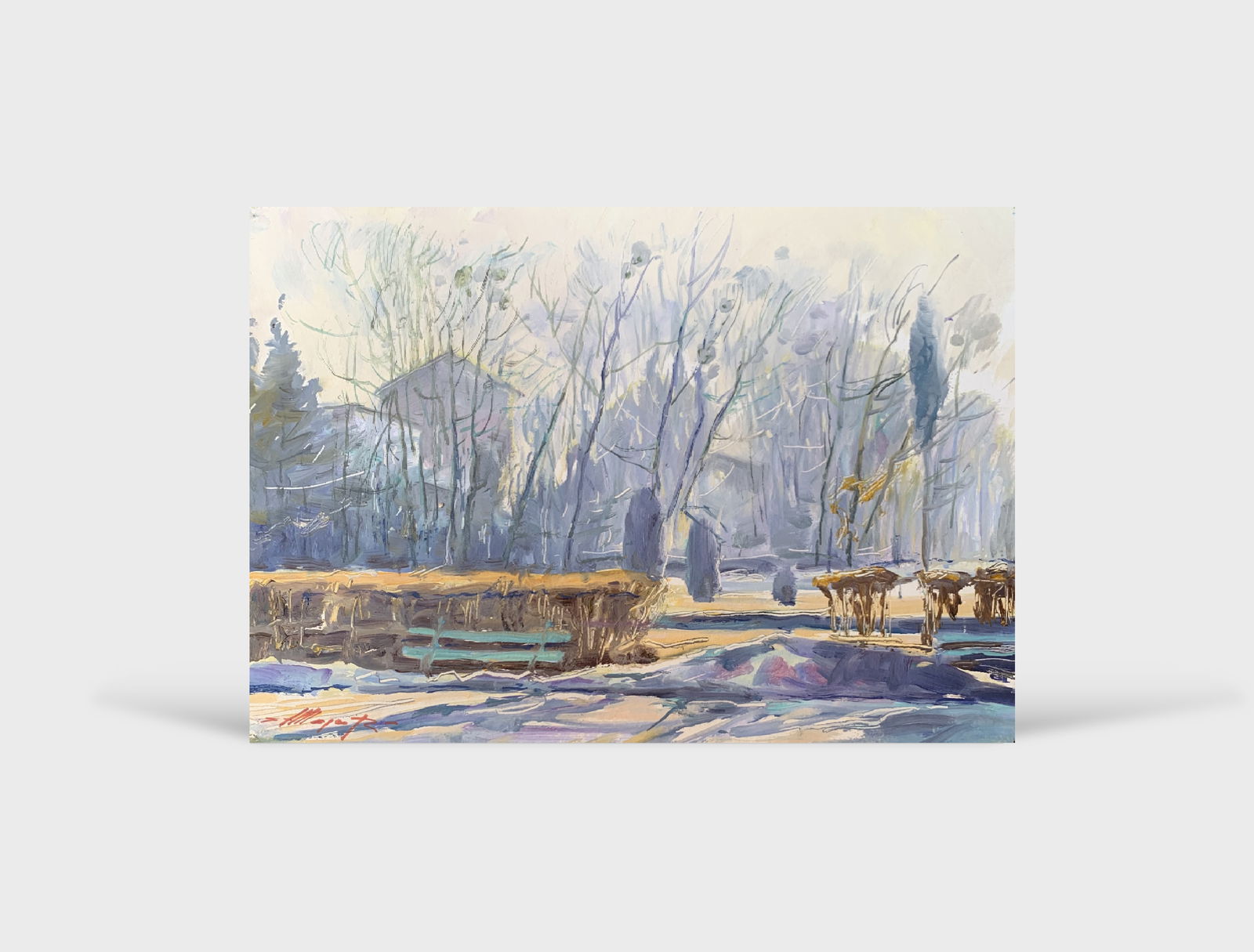 Oil painting Morning Oleksandr Oleksandrovich Nazarenko - 10