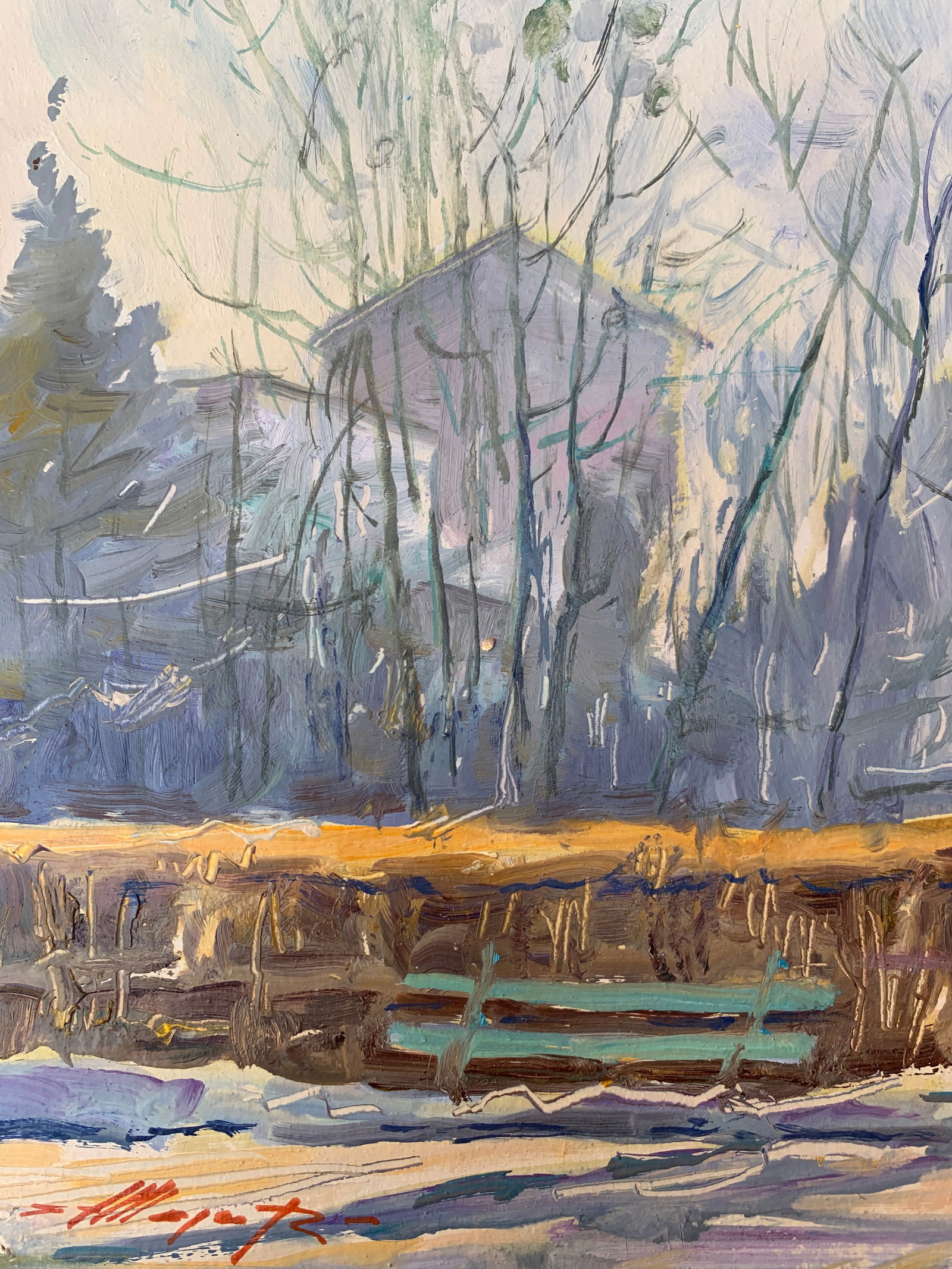 Oil painting Morning Oleksandr Oleksandrovich Nazarenko - 4