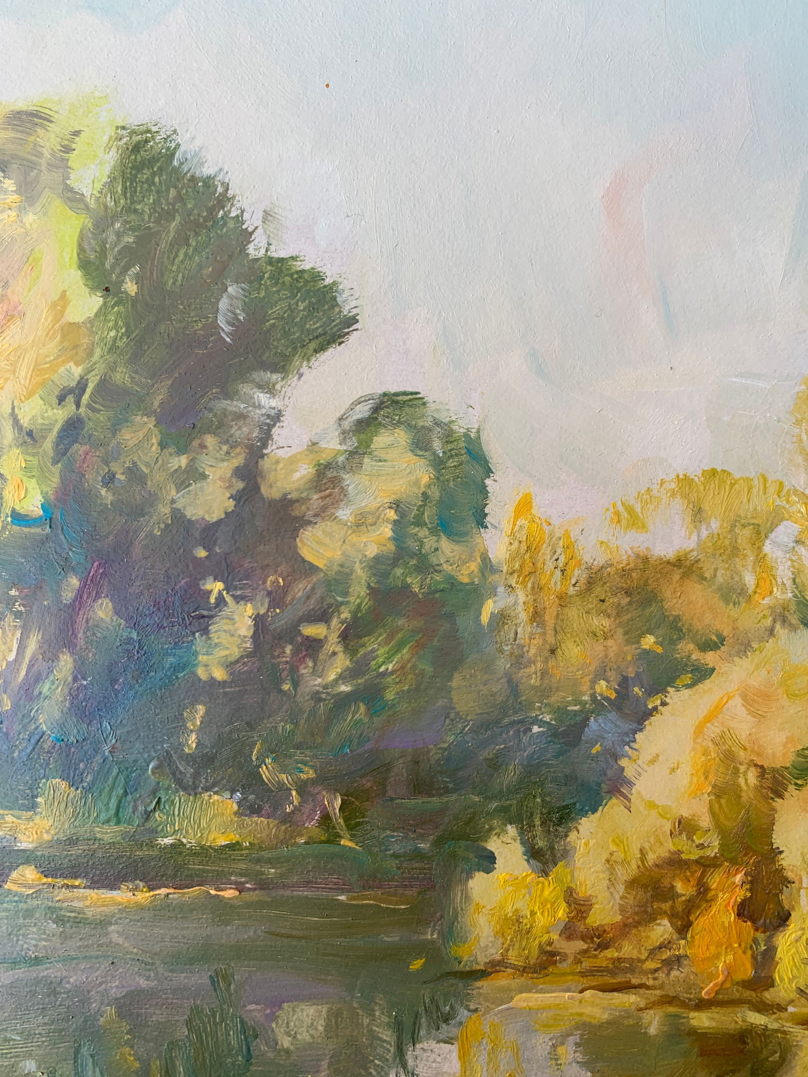 Oil painting Warm day Oleksandr Oleksandrovich Nazarenko - 4