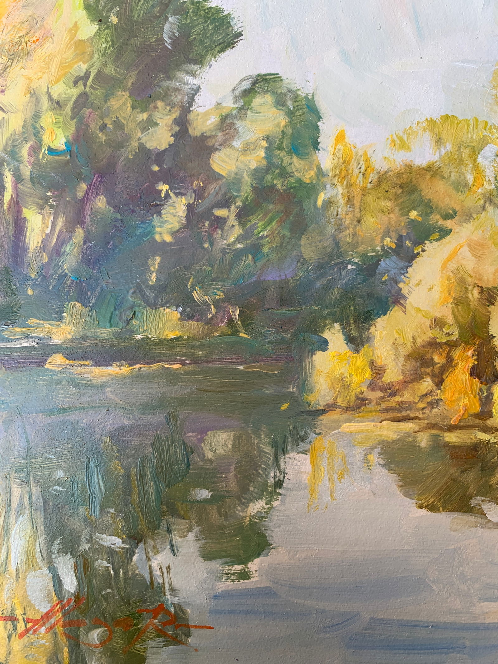 Oil painting Warm day Oleksandr Oleksandrovich Nazarenko - 5