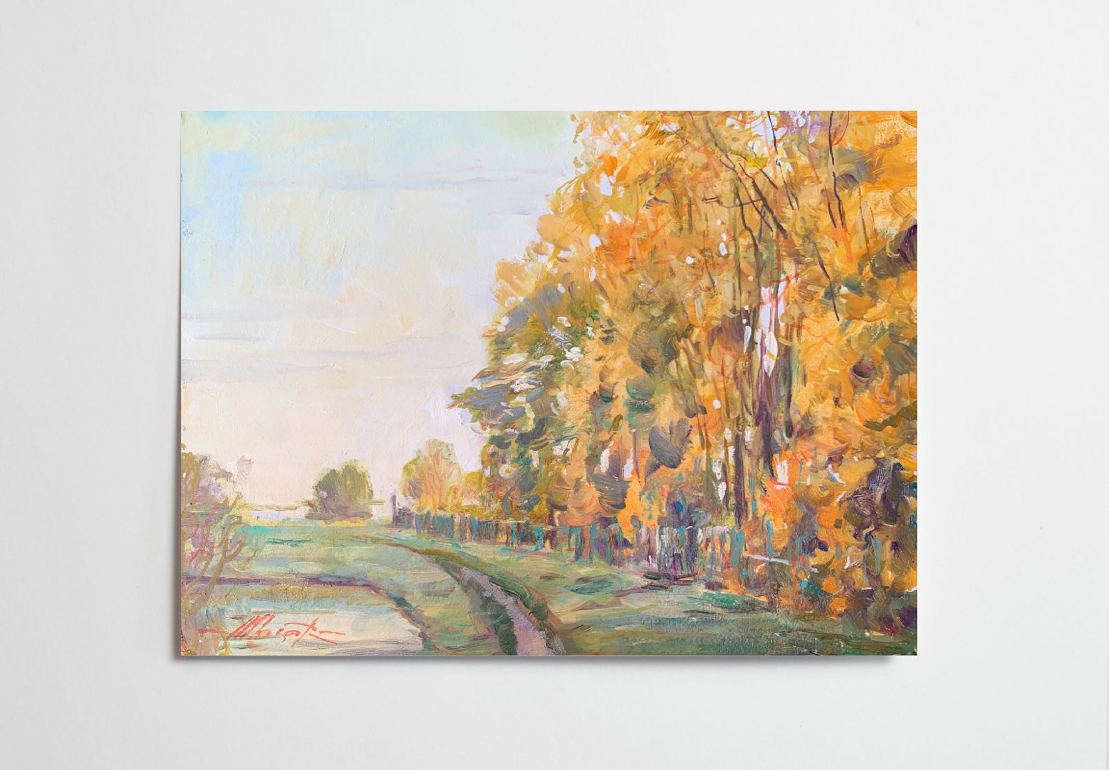 Oil painting Autumn Oleksandr Oleksandrovich Nazarenko - 2