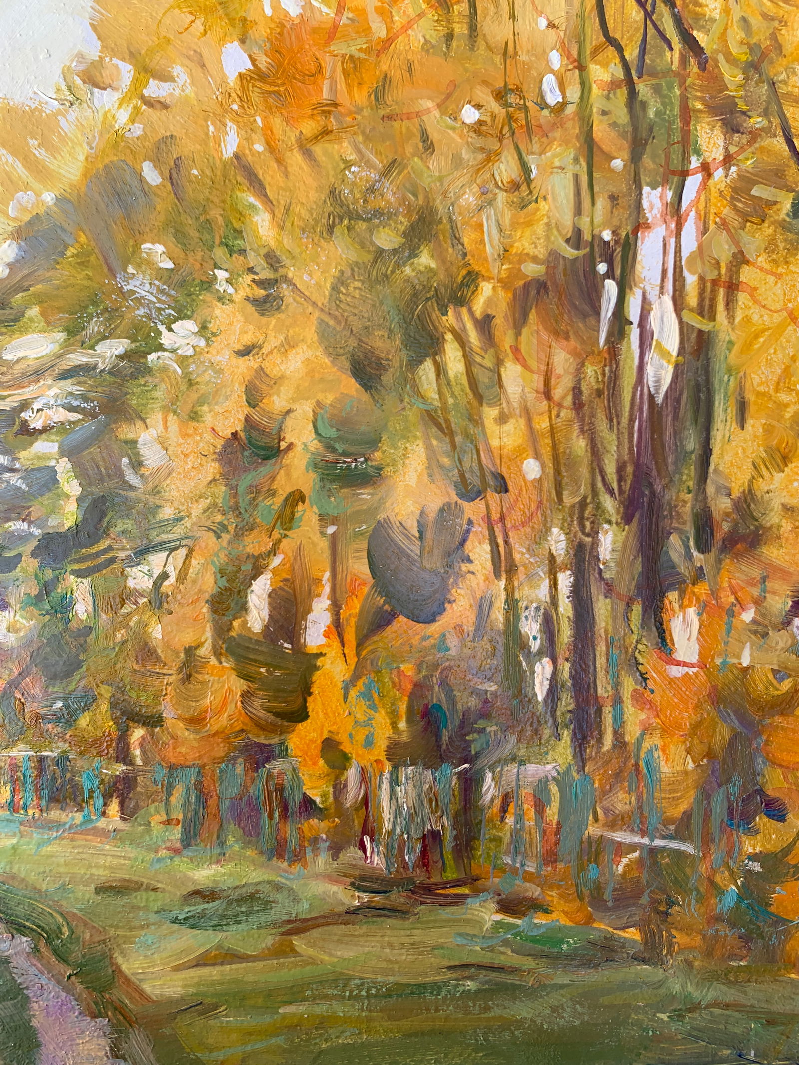Oil painting Autumn Oleksandr Oleksandrovich Nazarenko - 9