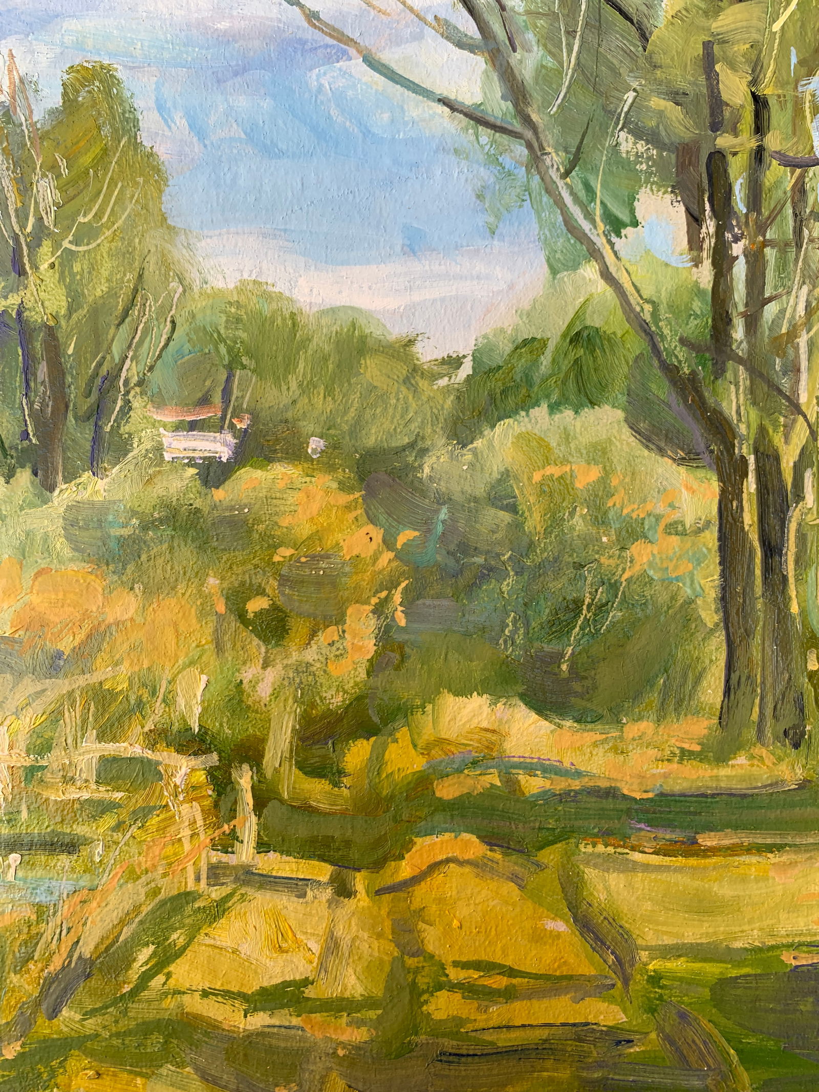 Oil painting In the village Oleksandr Oleksandrovich Nazarenko - 7