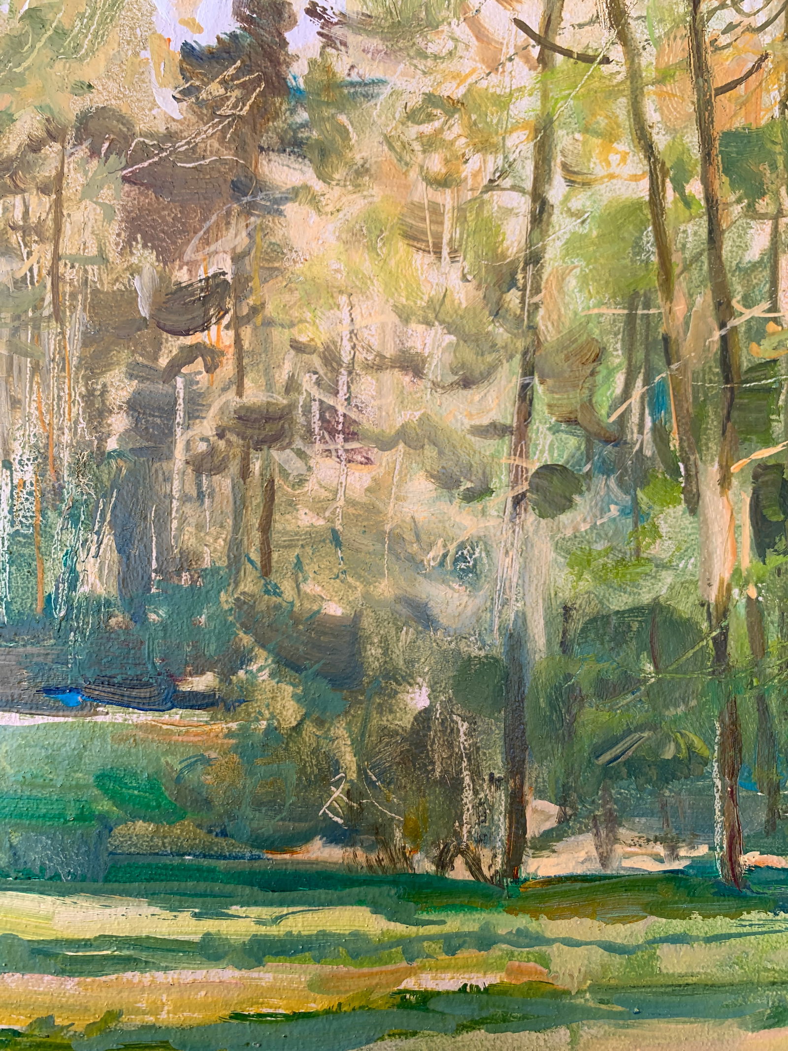 Oil painting In the meadow Oleksandr Oleksandrovich Nazarenko - 7