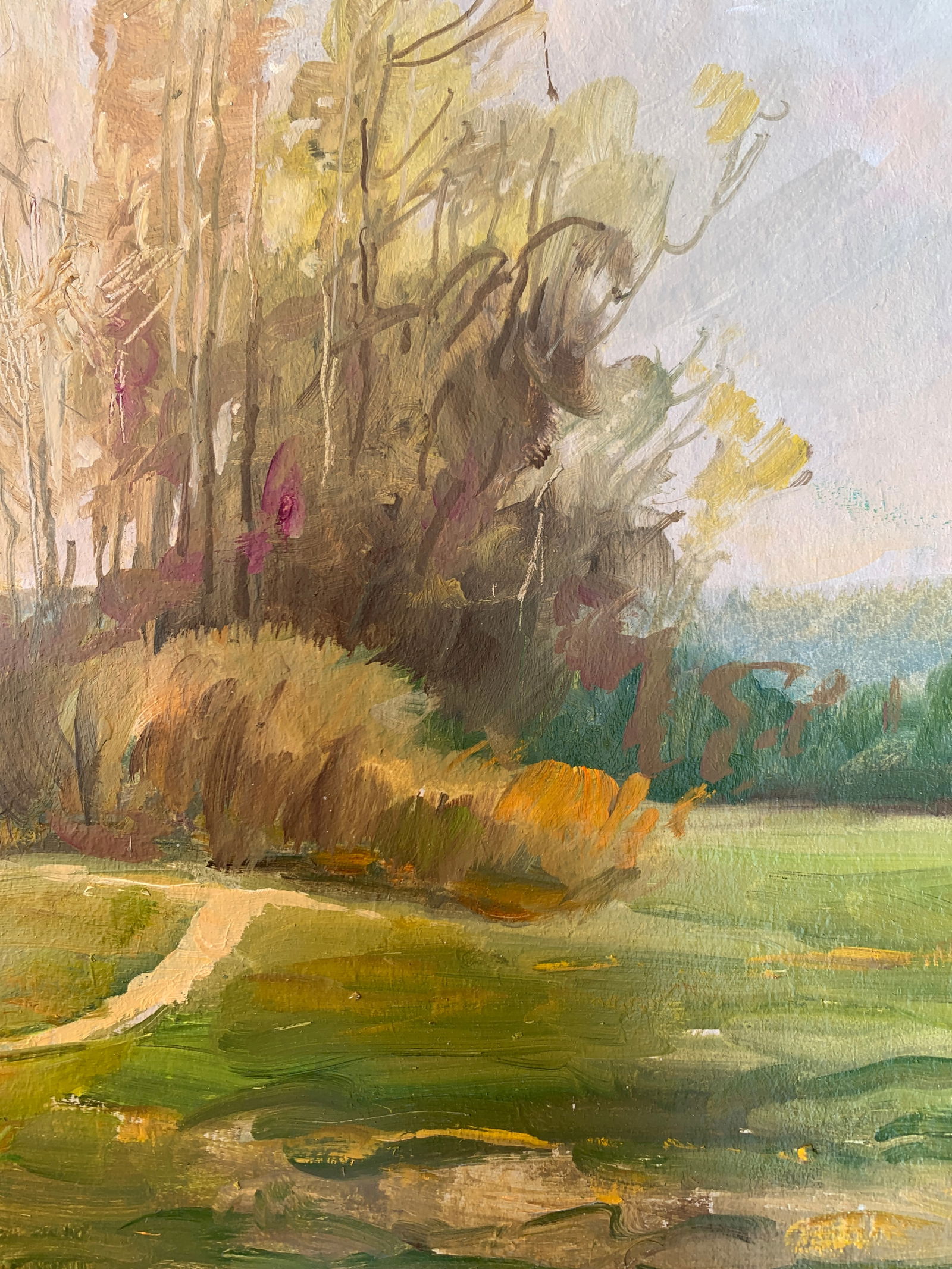 Oil painting Autumn is coming Oleksandr Oleksandrovich Nazarenko - 11