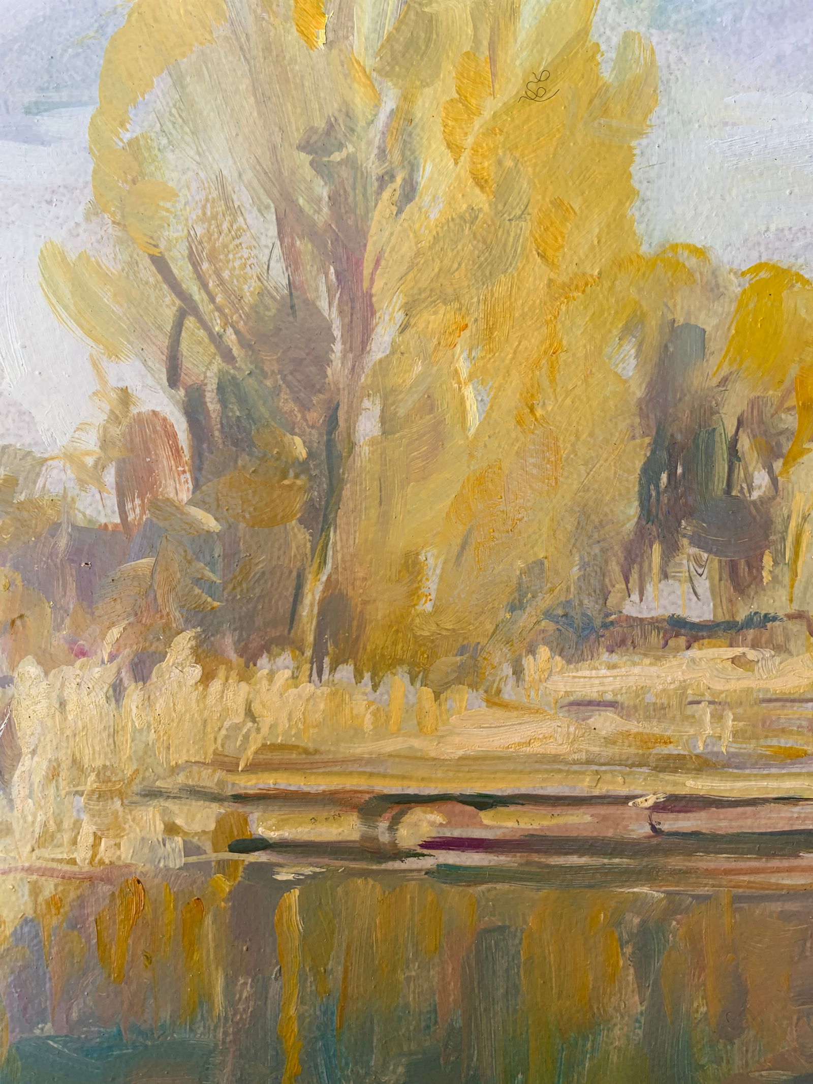 Oil painting By the river Oleksandr Oleksandrovich Nazarenko - 3