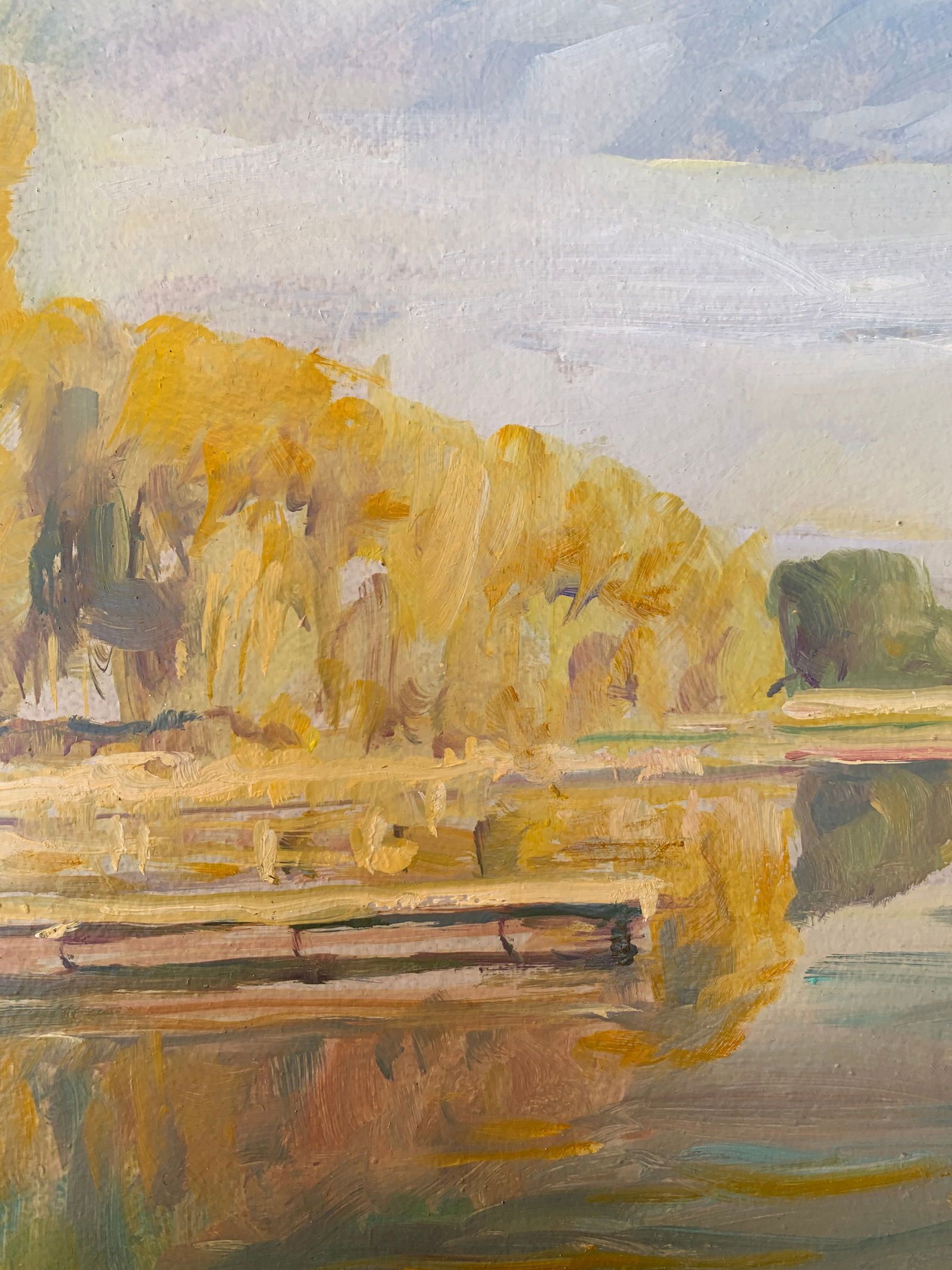 Oil painting By the river Oleksandr Oleksandrovich Nazarenko - 5