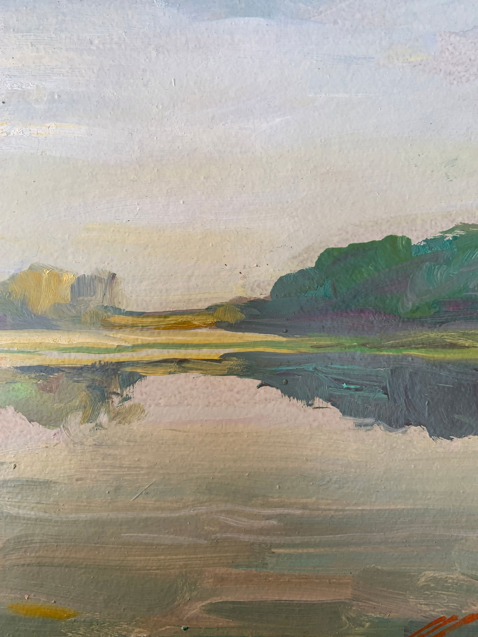 Oil painting By the river Oleksandr Oleksandrovich Nazarenko - 8