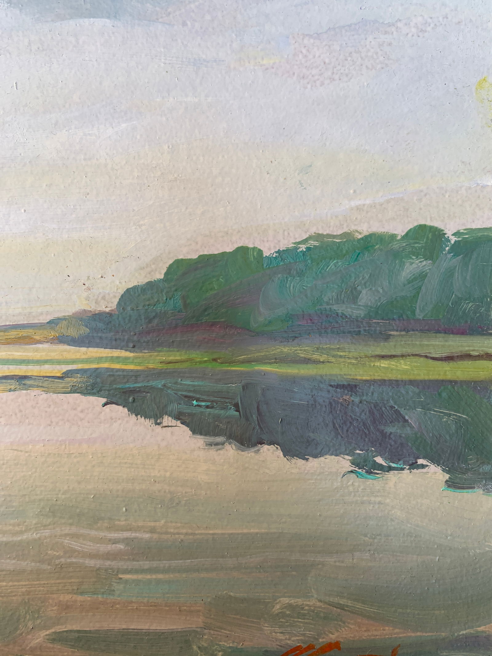 Oil painting By the river Oleksandr Oleksandrovich Nazarenko - 9