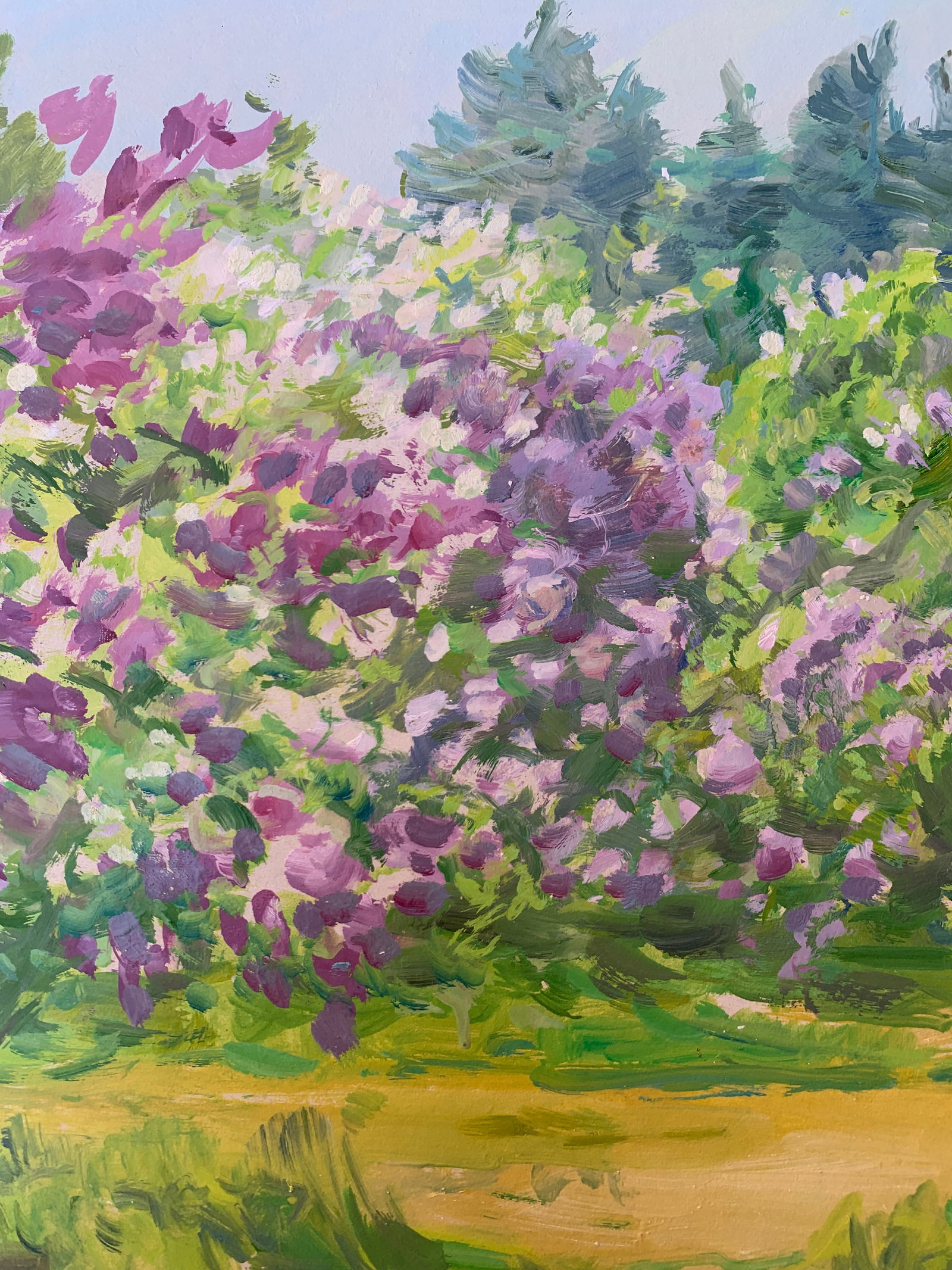 Oil painting The lilac is blooming Oleksandr Oleksandrovich Nazarenko - 3