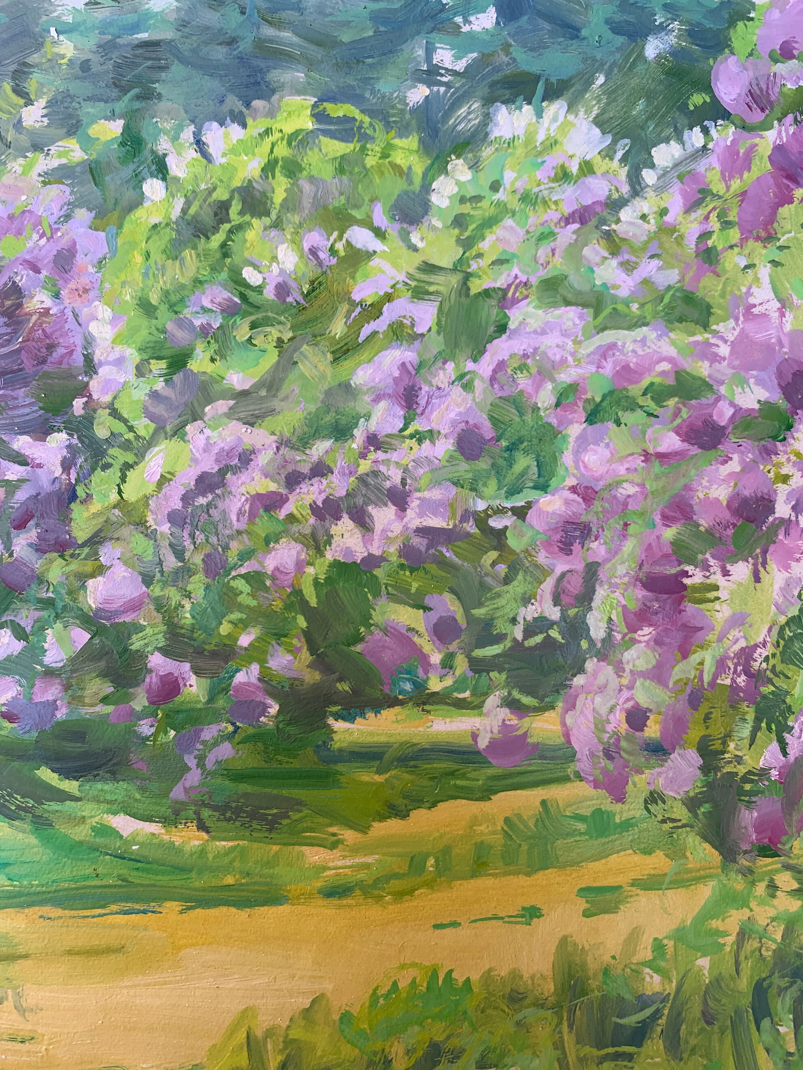 Oil painting The lilac is blooming Oleksandr Oleksandrovich Nazarenko - 5