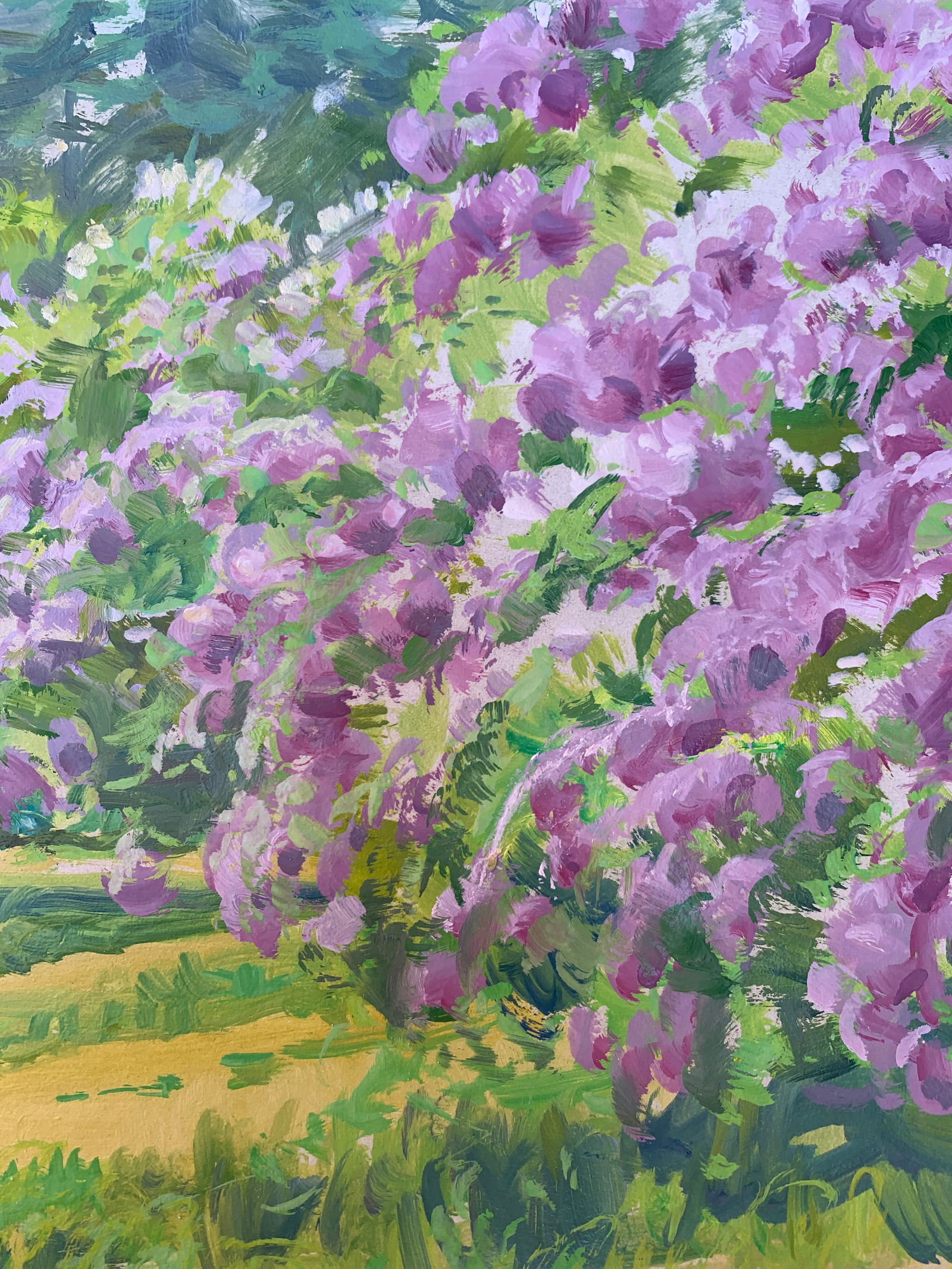 Oil painting The lilac is blooming Oleksandr Oleksandrovich Nazarenko - 7