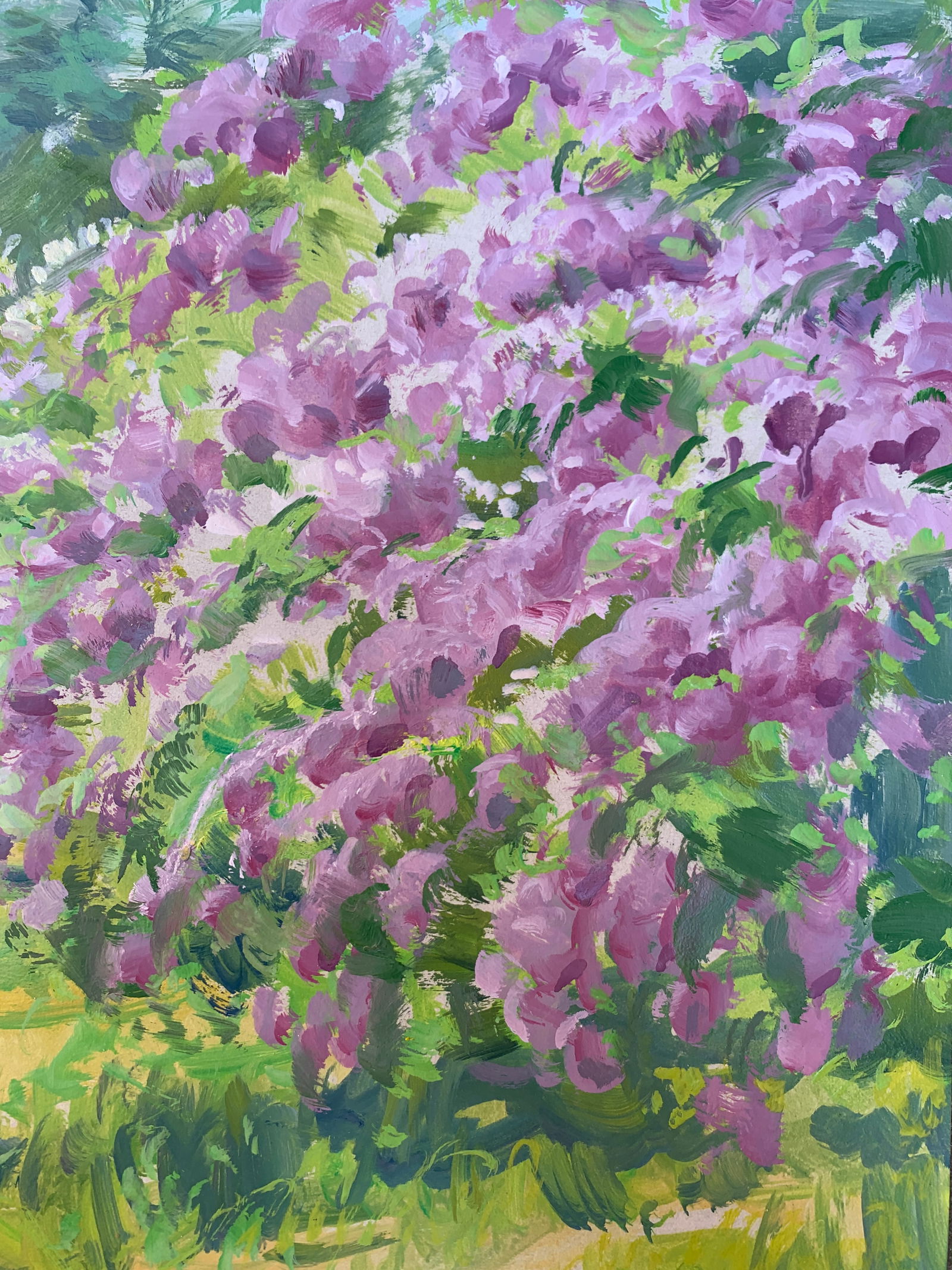 Oil painting The lilac is blooming Oleksandr Oleksandrovich Nazarenko - 8