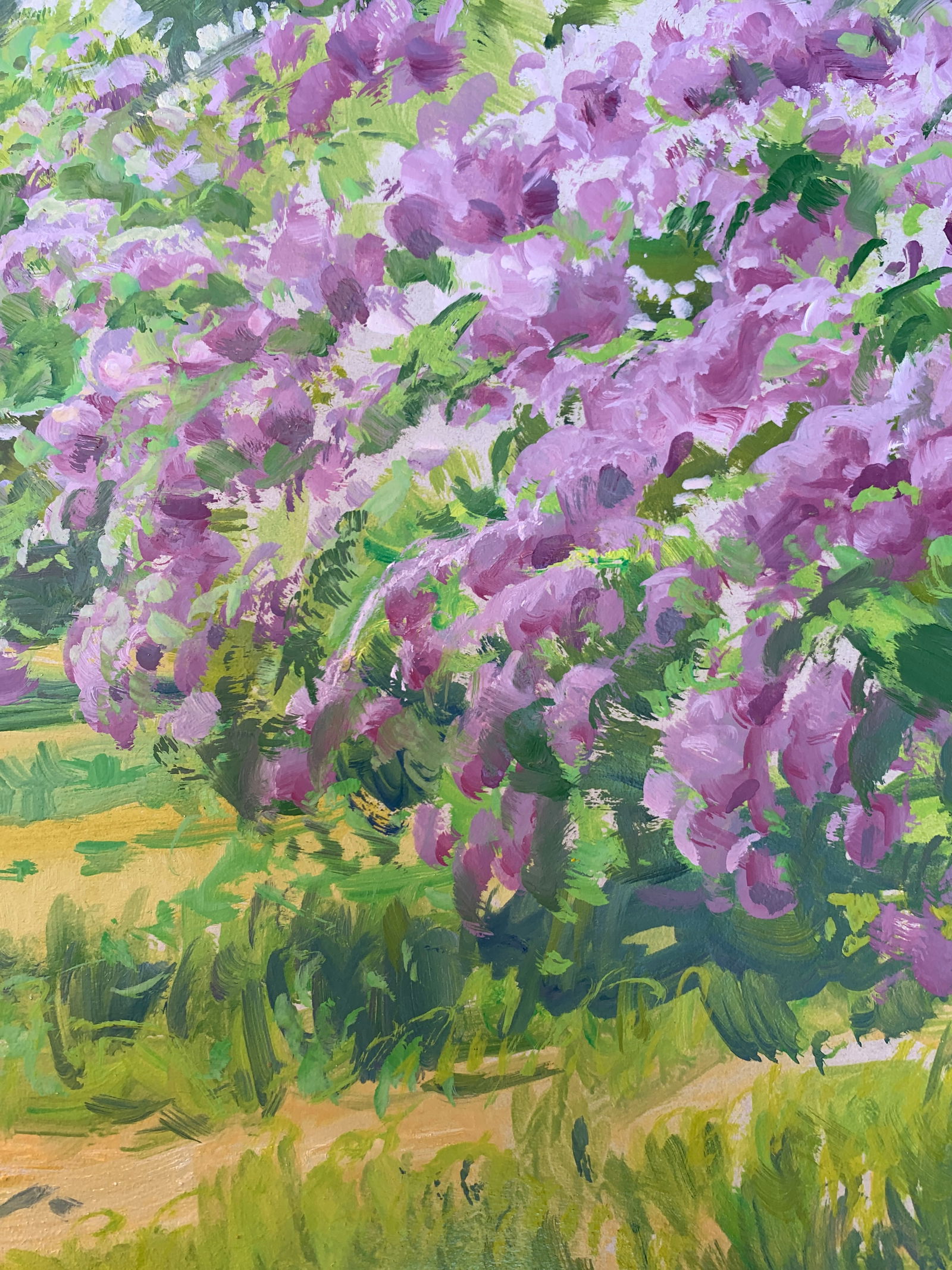 Oil painting The lilac is blooming Oleksandr Oleksandrovich Nazarenko - 9