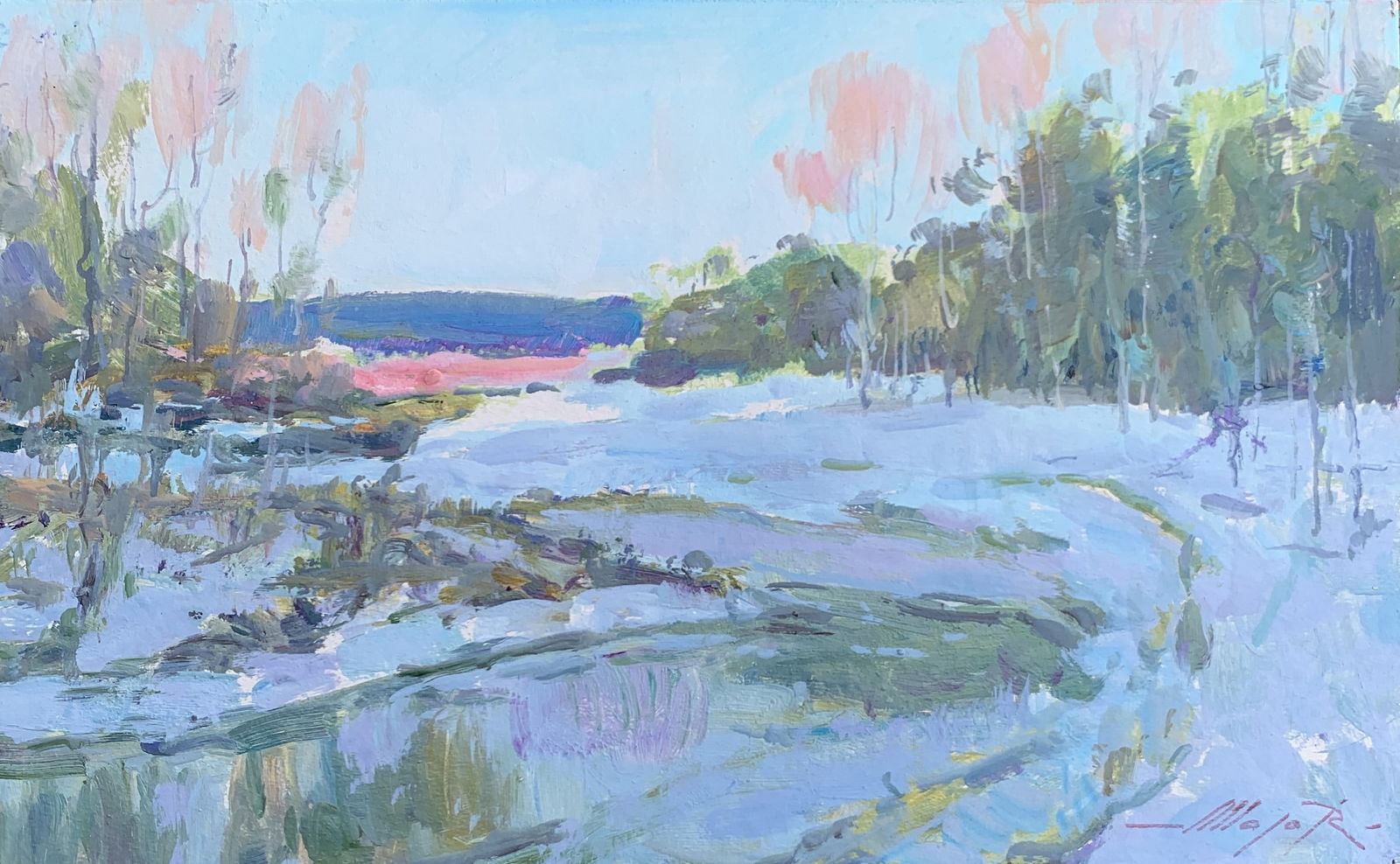 Oil painting It's frosty Oleksandr Oleksandrovich Nazarenko (1 of 11)