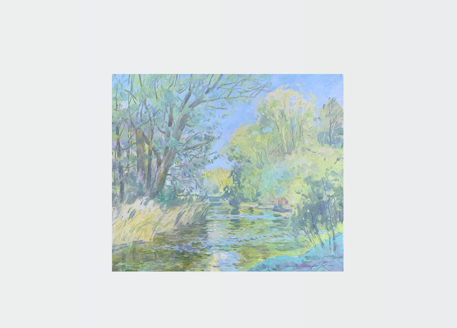 Oil painting Morning Oleksandr Oleksandrovich Nazarenko - 2