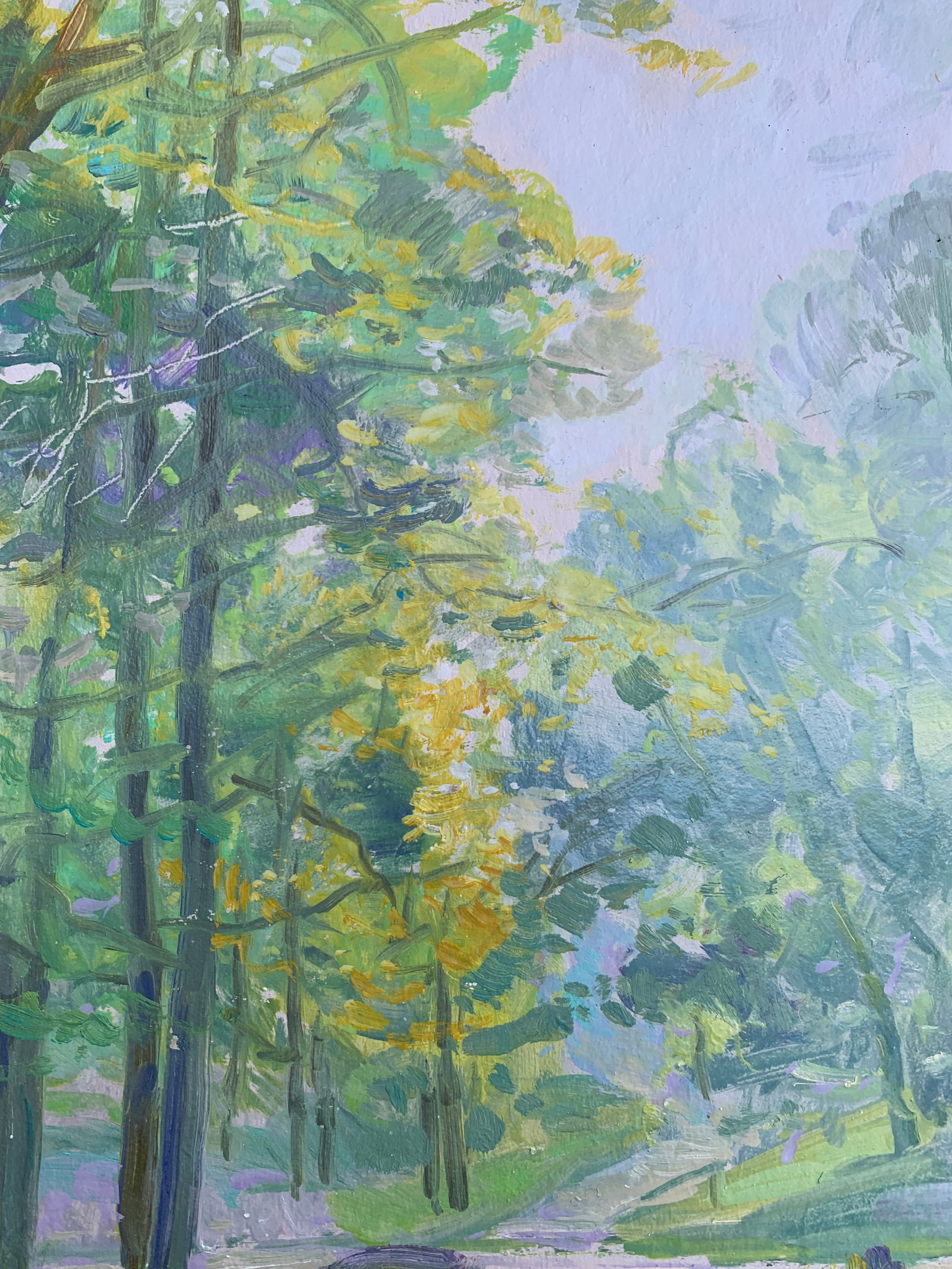 Oil painting Morning in the forest Oleksandr Oleksandrovich Nazarenko - 6