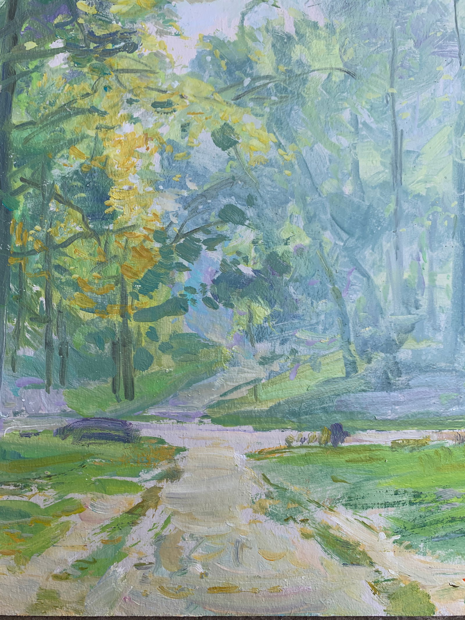 Oil painting Morning in the forest Oleksandr Oleksandrovich Nazarenko - 7